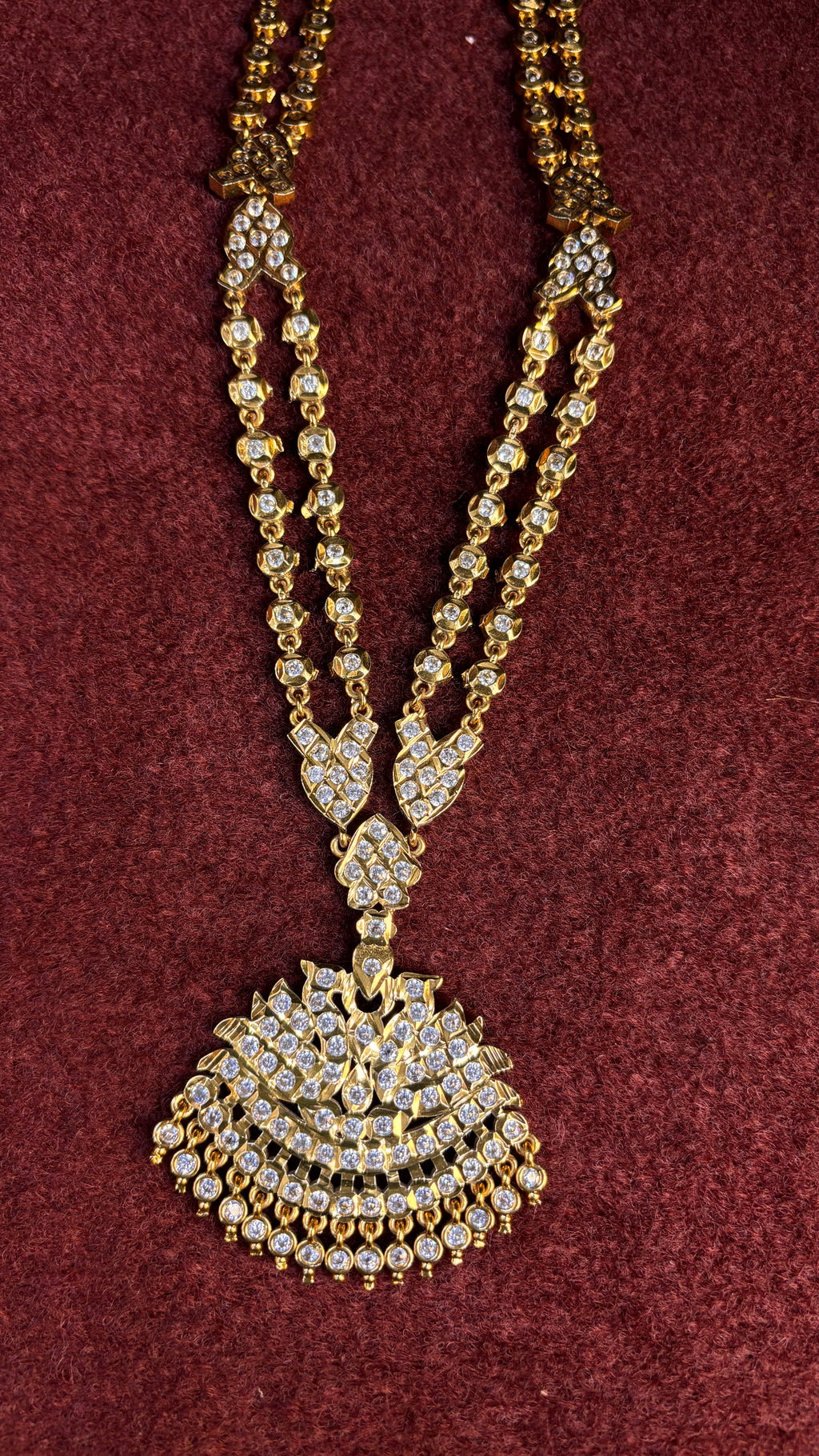 Uncut Stone Two Line Chain SRJ1399