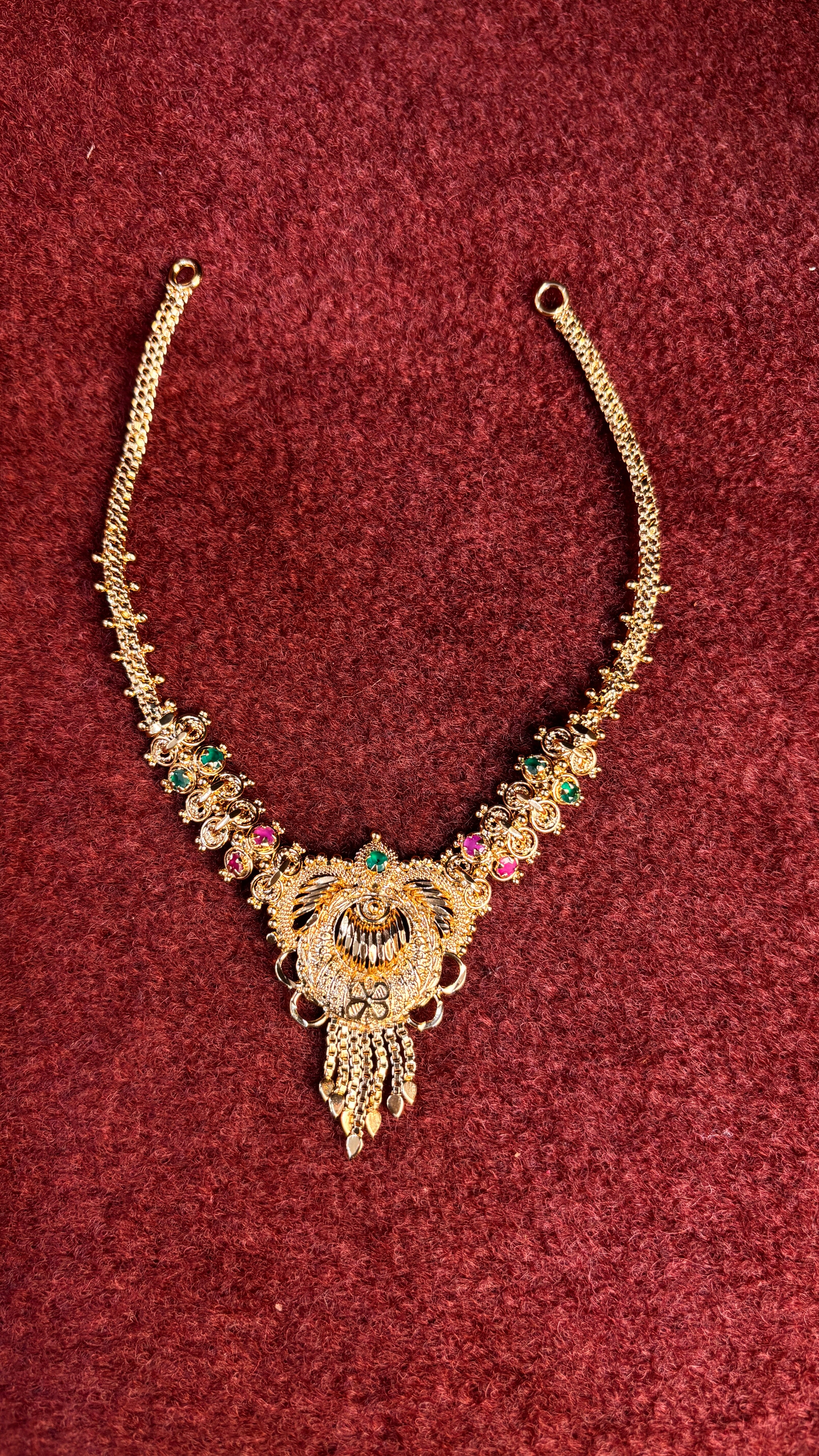 Multi SR Gold Necklace SRJGN04