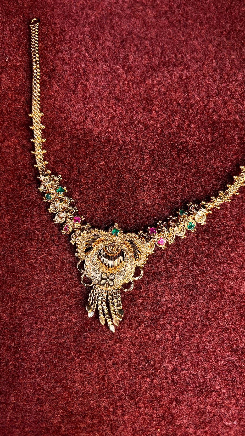 Multi SR Gold Necklace SRJGN04