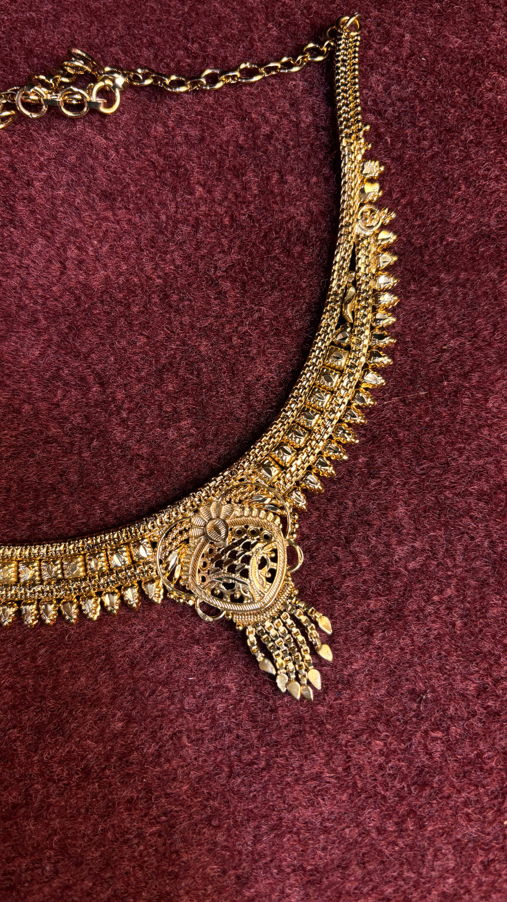 SR Big Gold Necklace SRJGN03