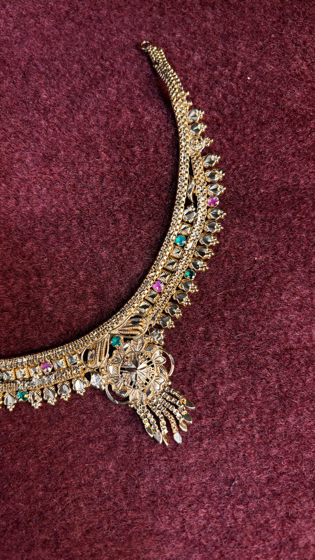 Multi Gold Necklace SRJGN01