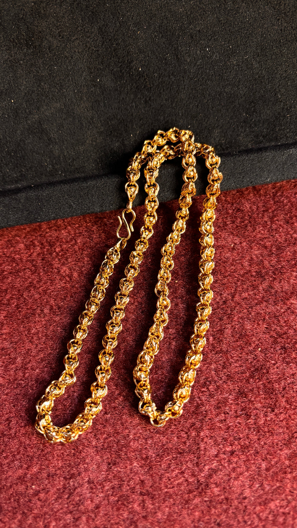 Men Ball Cutting Short Chain 22 Inch SRJSC17