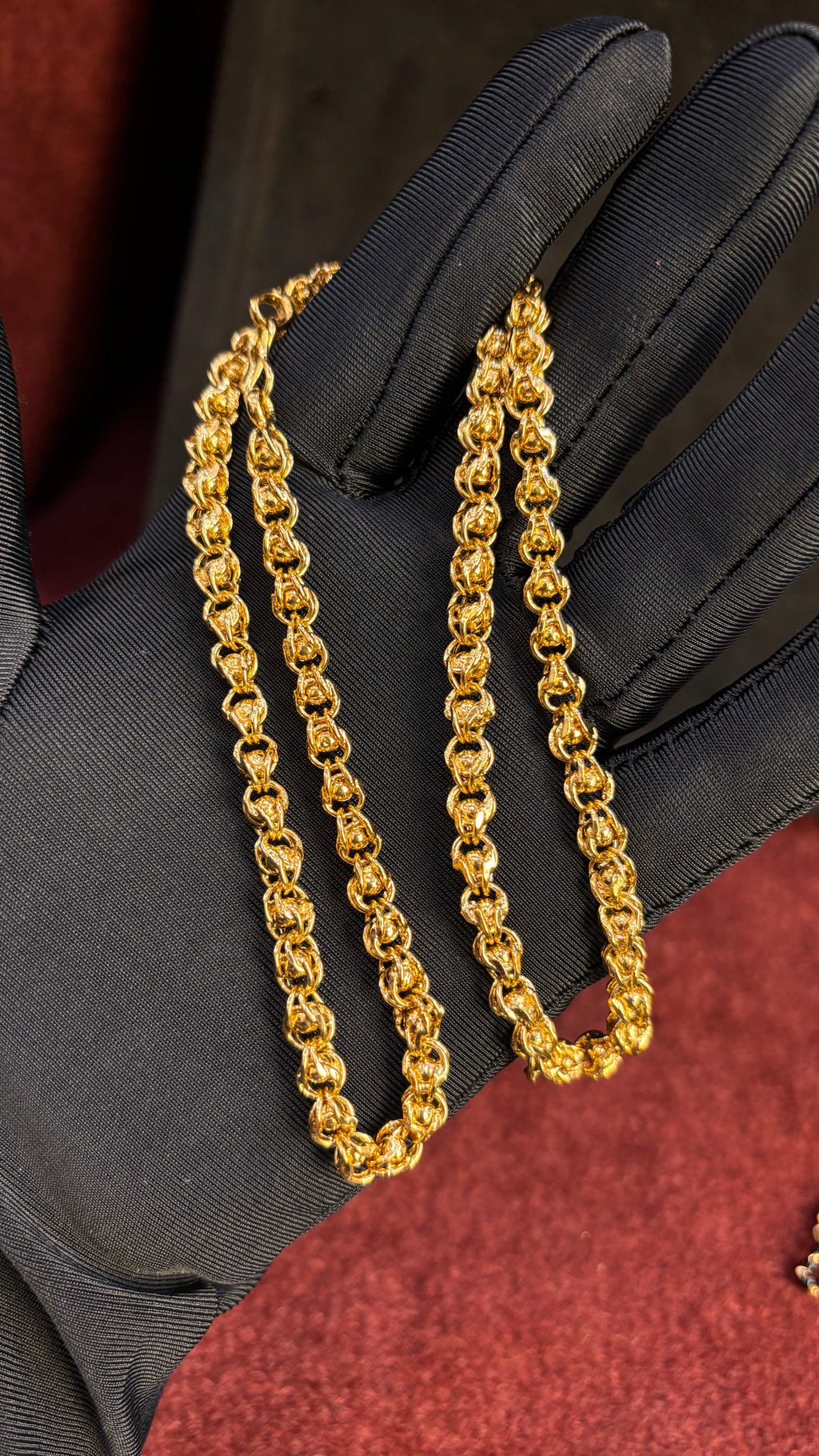 Men Ball Cutting Short Chain 22 Inch SRJSC17