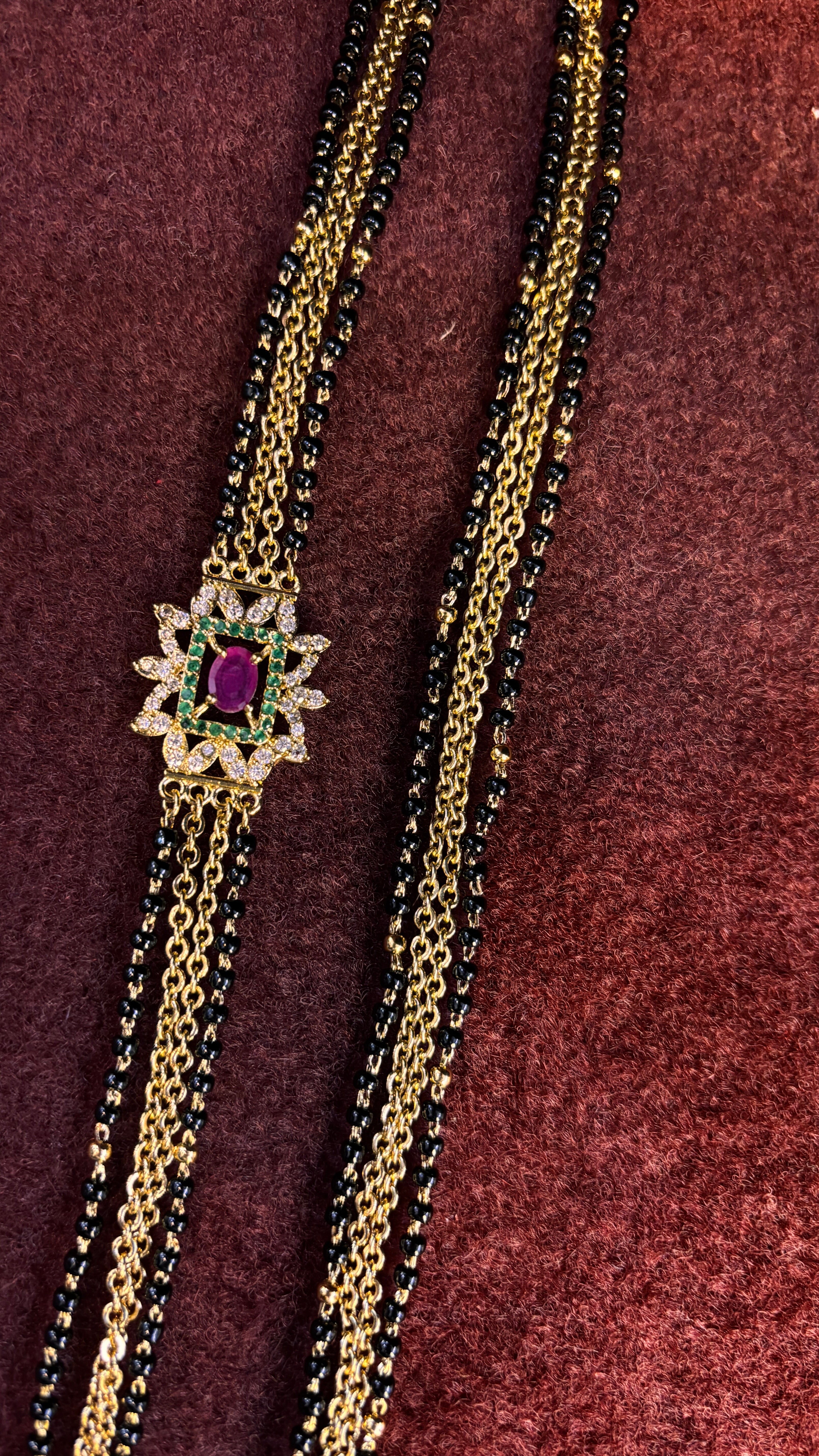 Black Beads Chandraharam SRJCH05