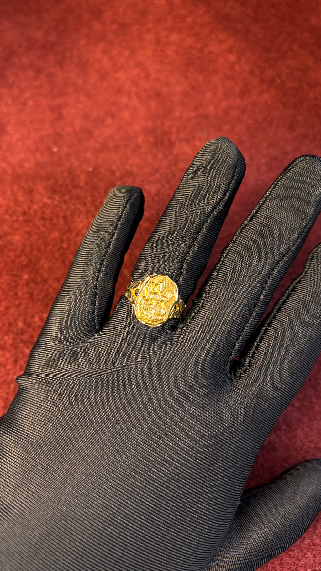 Panchaloham Big Size Laxmi Devi Ring SRJPR03