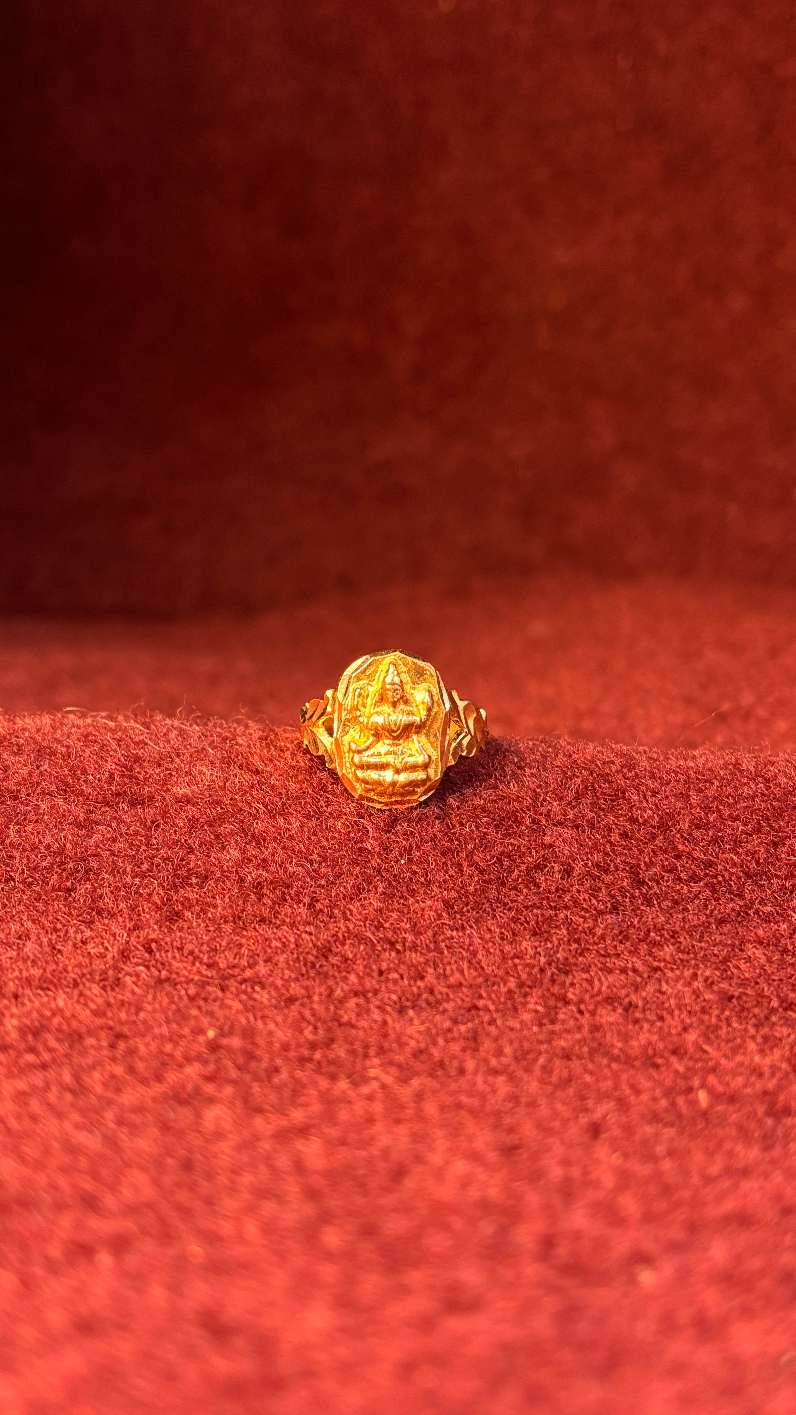 Panchaloham Big Size Laxmi Devi Ring SRJPR03