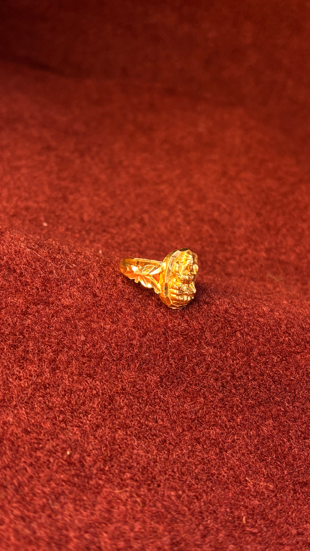 Panchaloham Big Size Laxmi Devi Ring SRJPR03