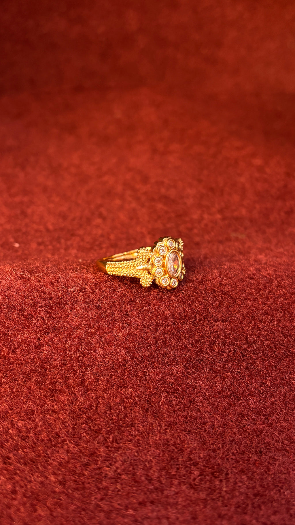White Stone Ring SRJR02