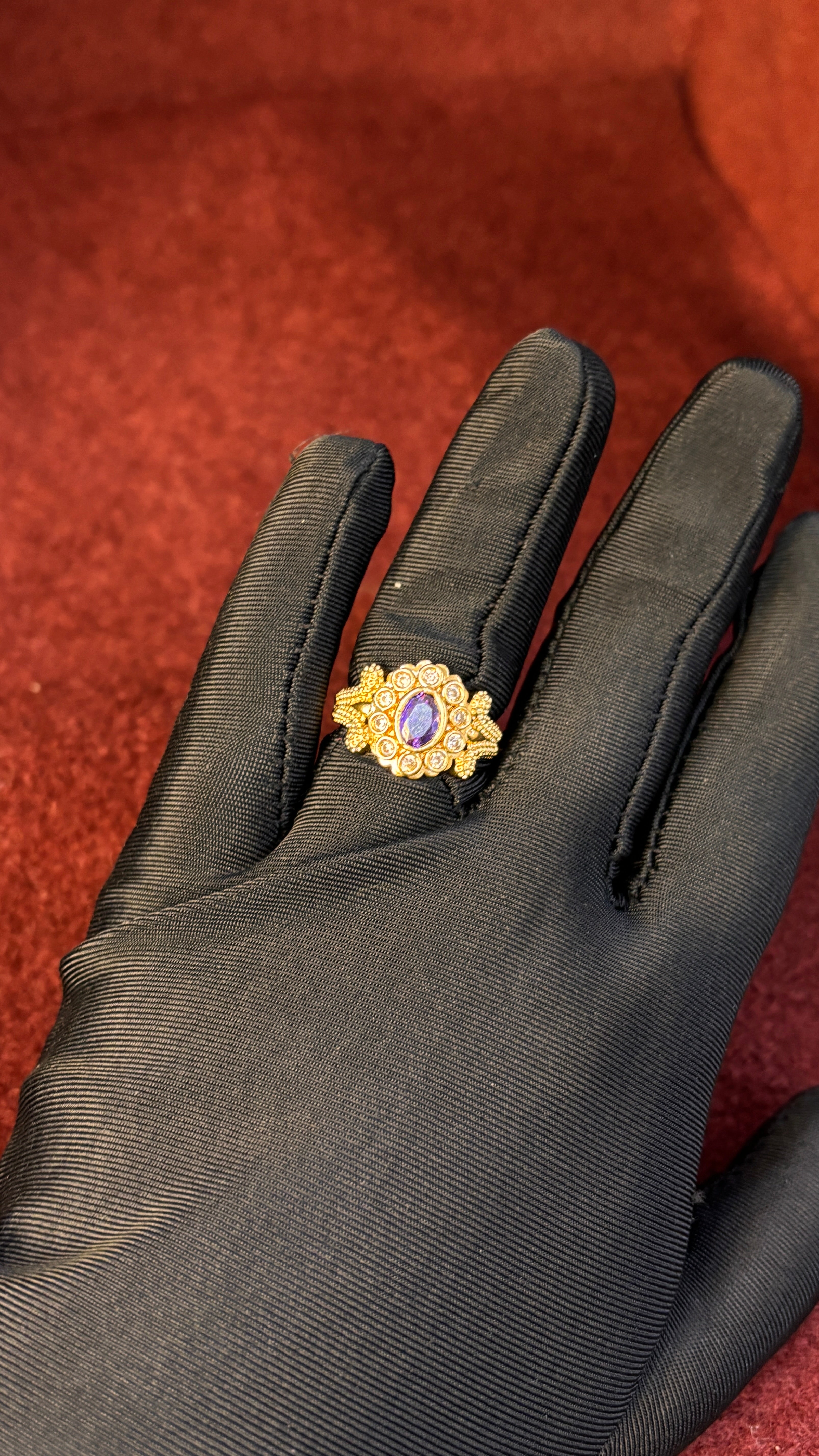 Lavender Stone Ring SRJR03