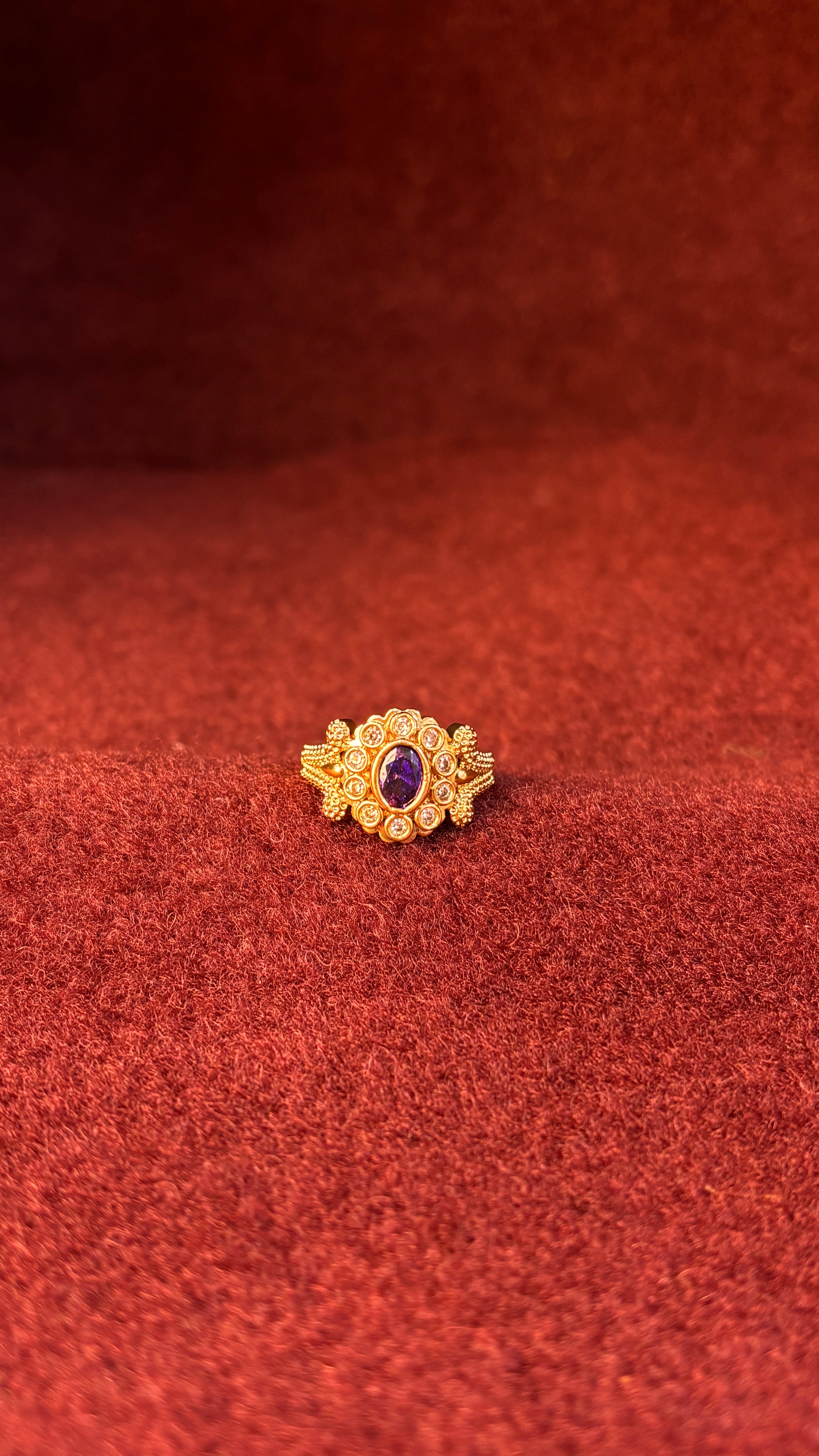 Lavender Stone Ring SRJR03