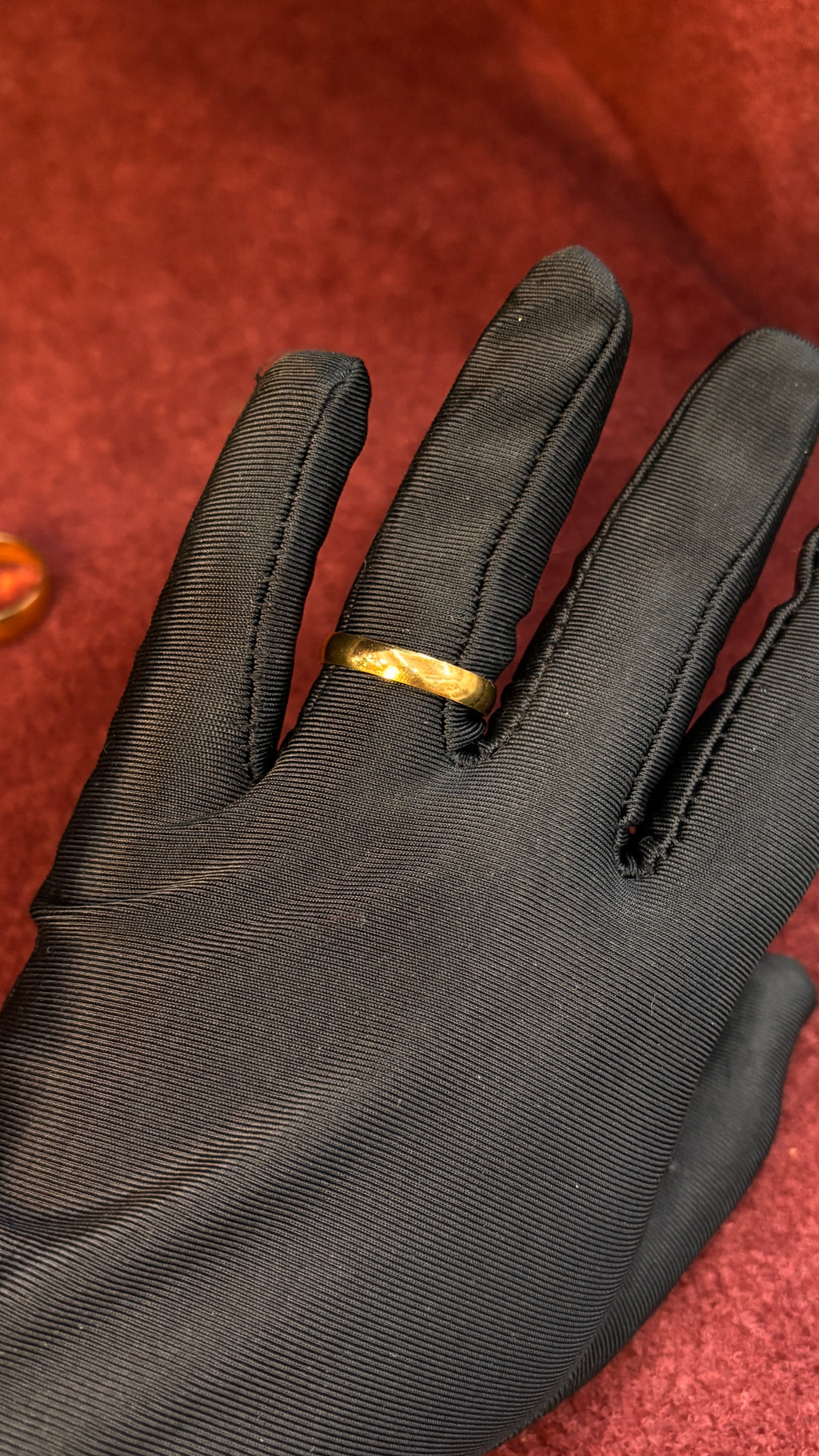 Gold Plane Ring Thin SRJR08