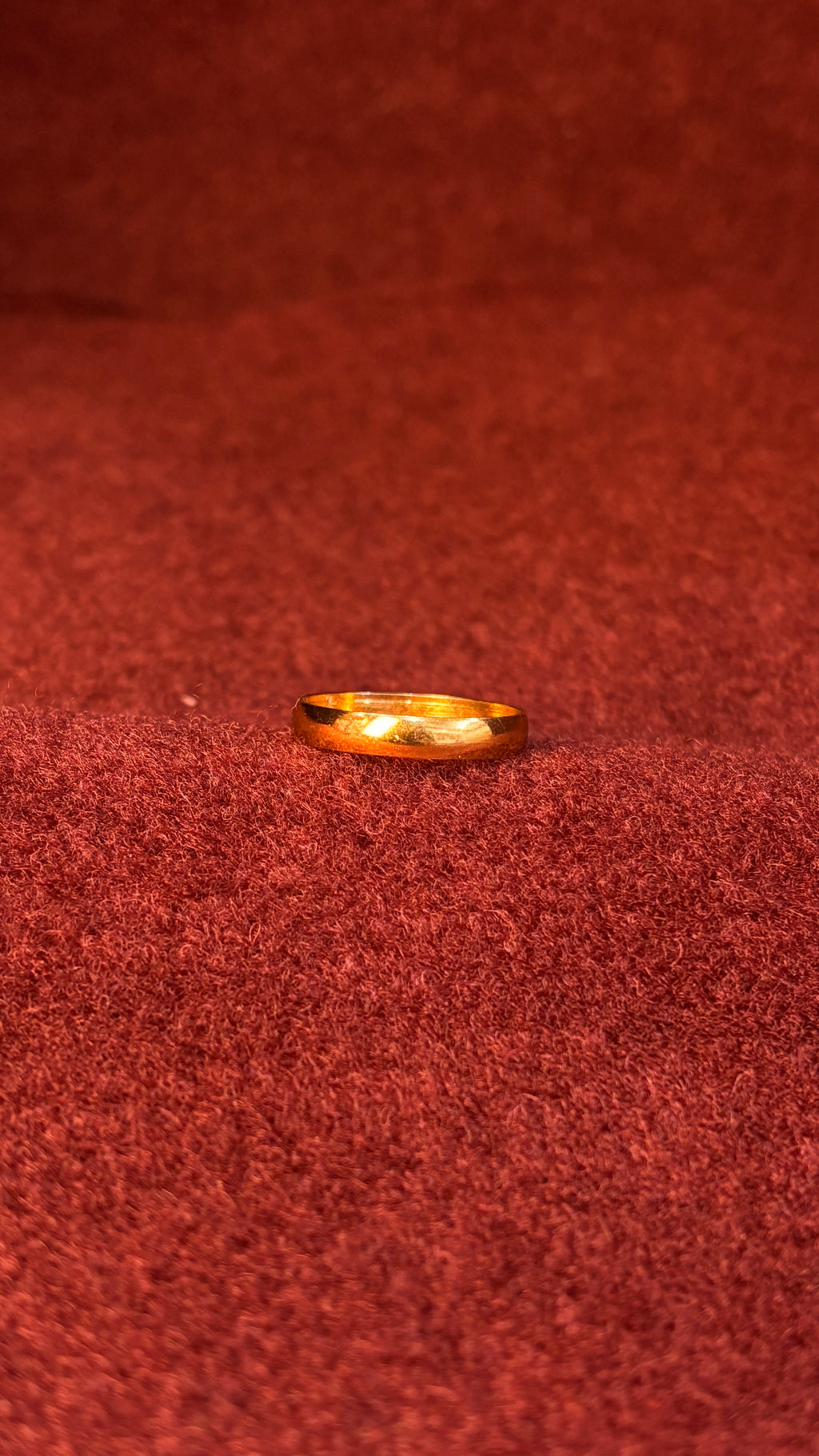 Gold Plane Ring Thin SRJR08