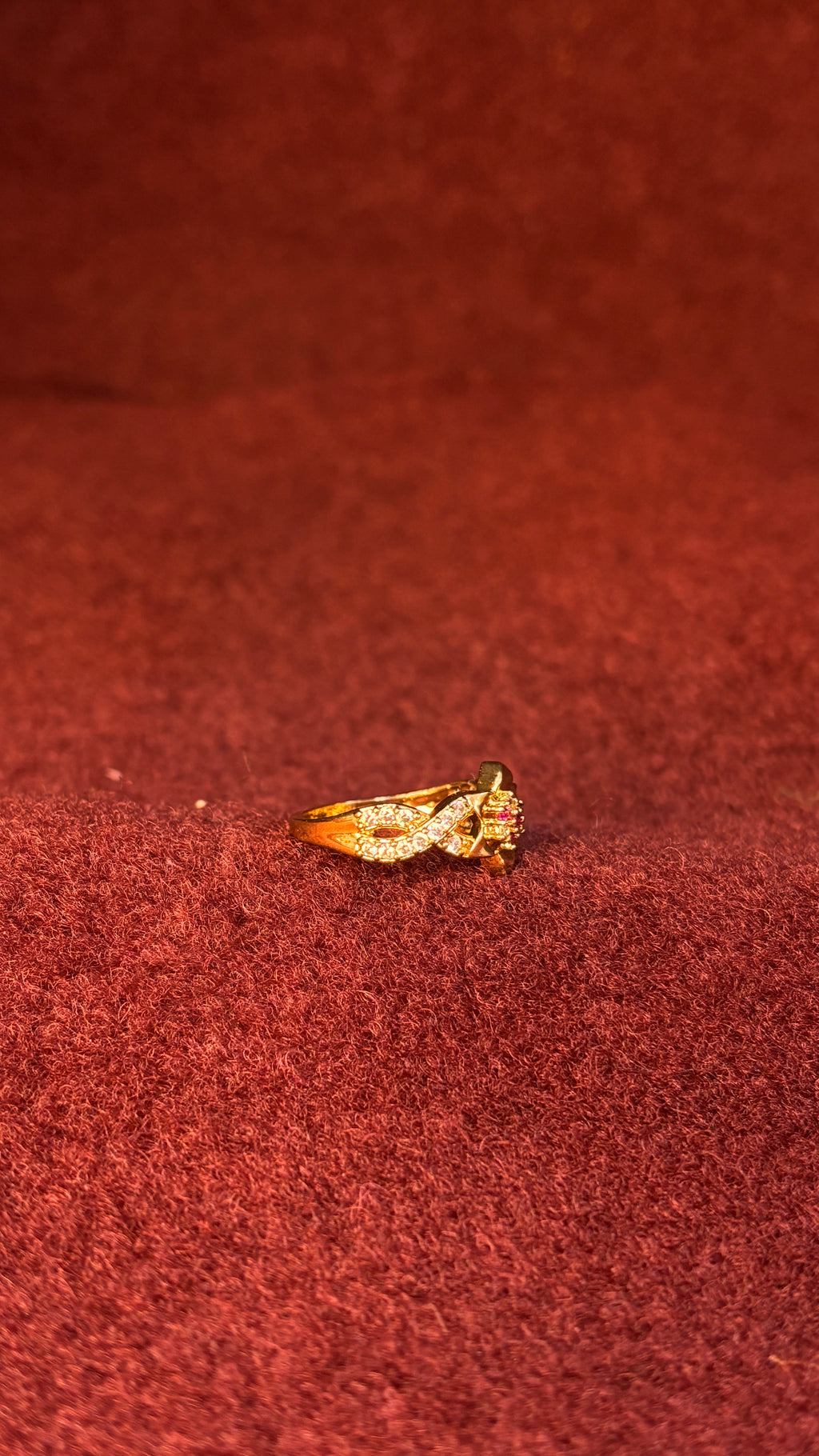 Pink Flower Ring SRJR12