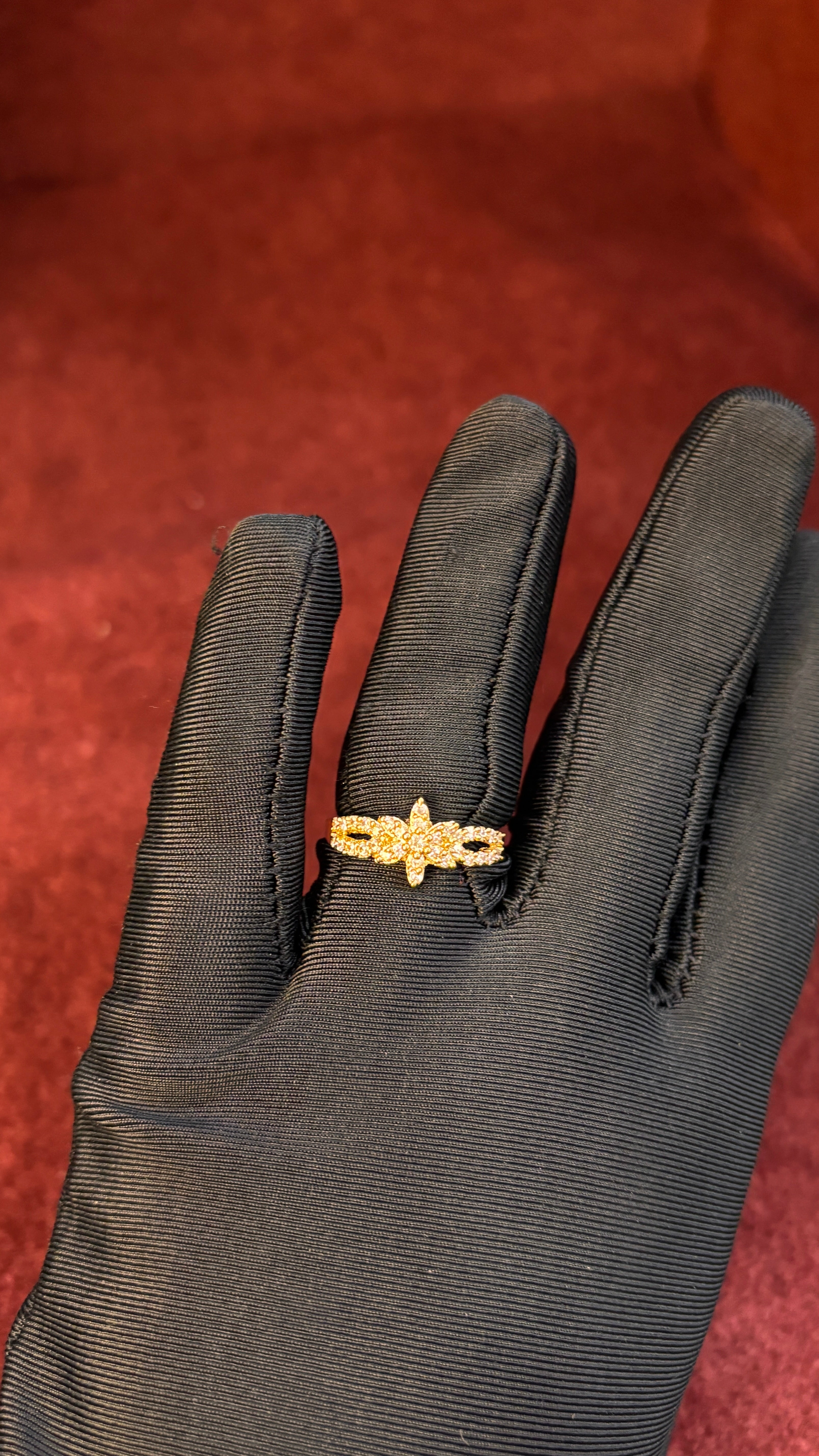 White Stone Ring SRJR17