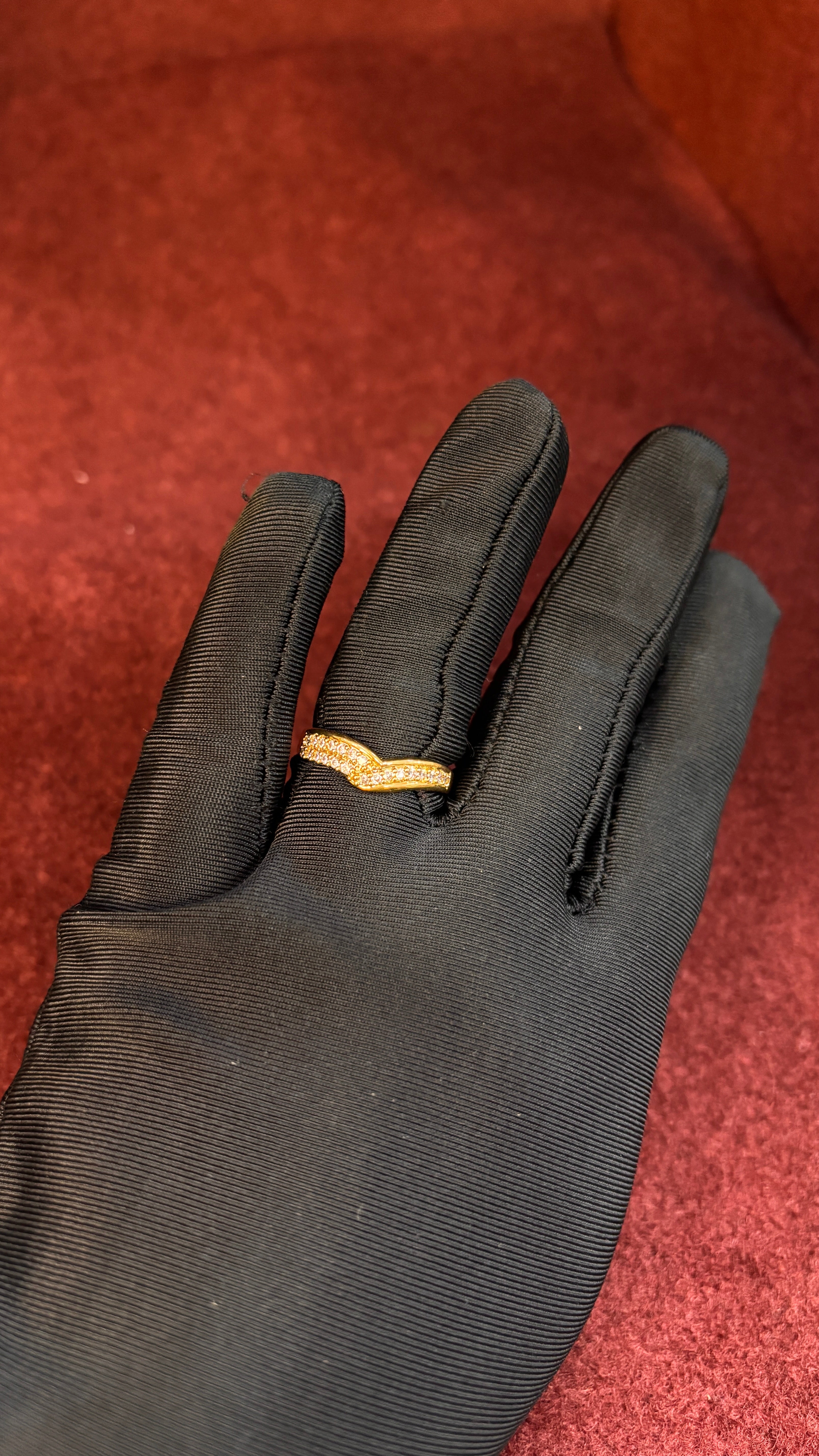 White Stone Ring SRJR19