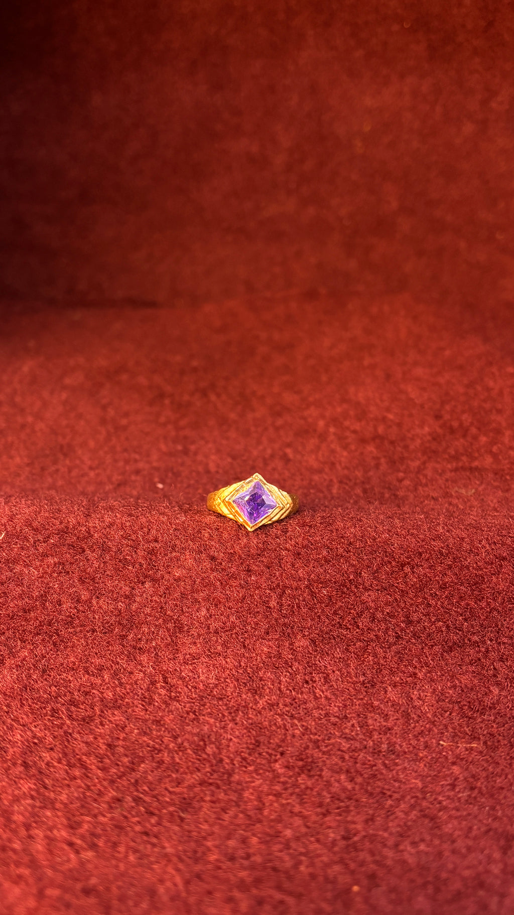 Lavender Stone Men's Ring SRJPR12