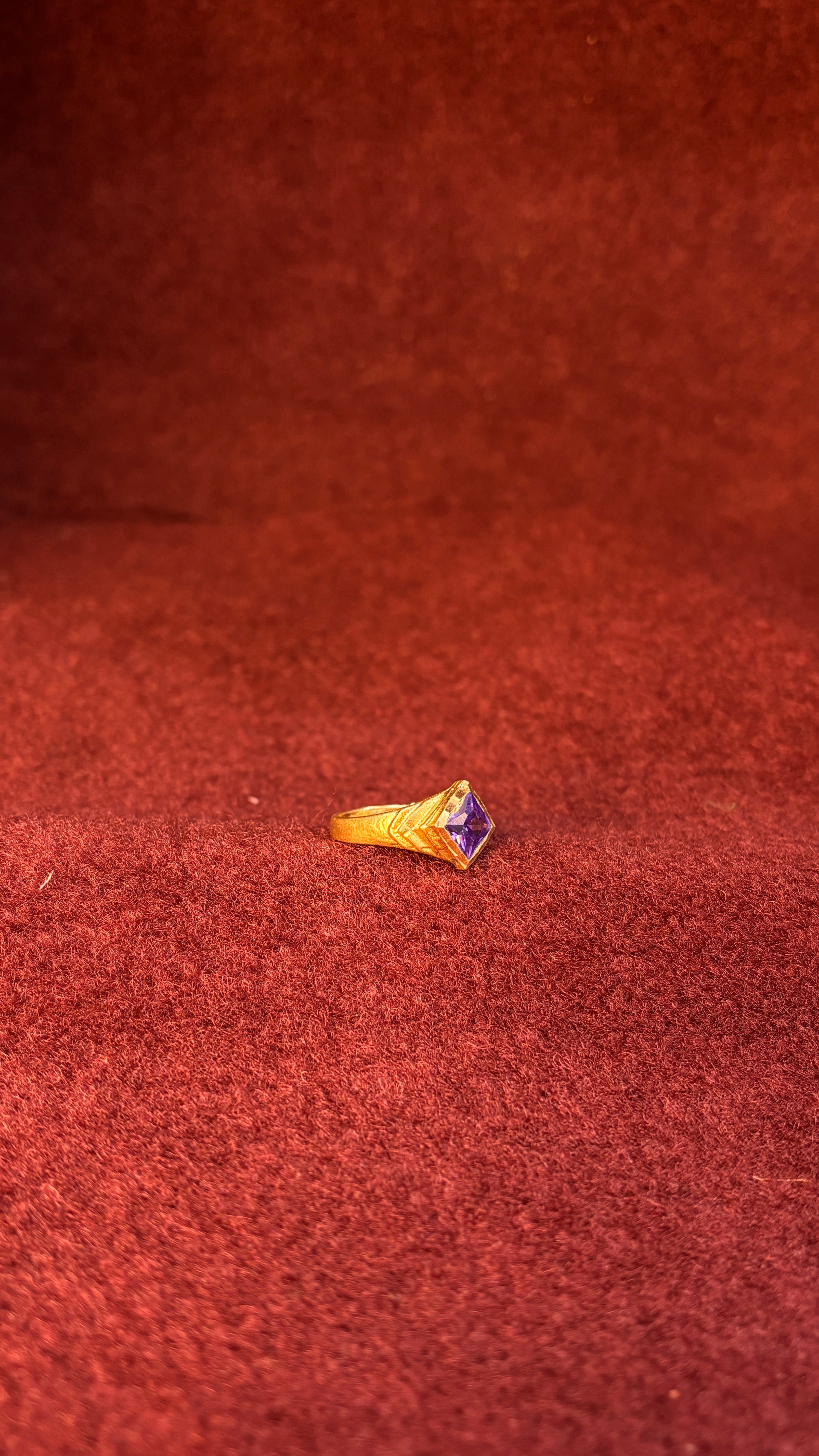 Lavender Stone Men's Ring SRJPR12