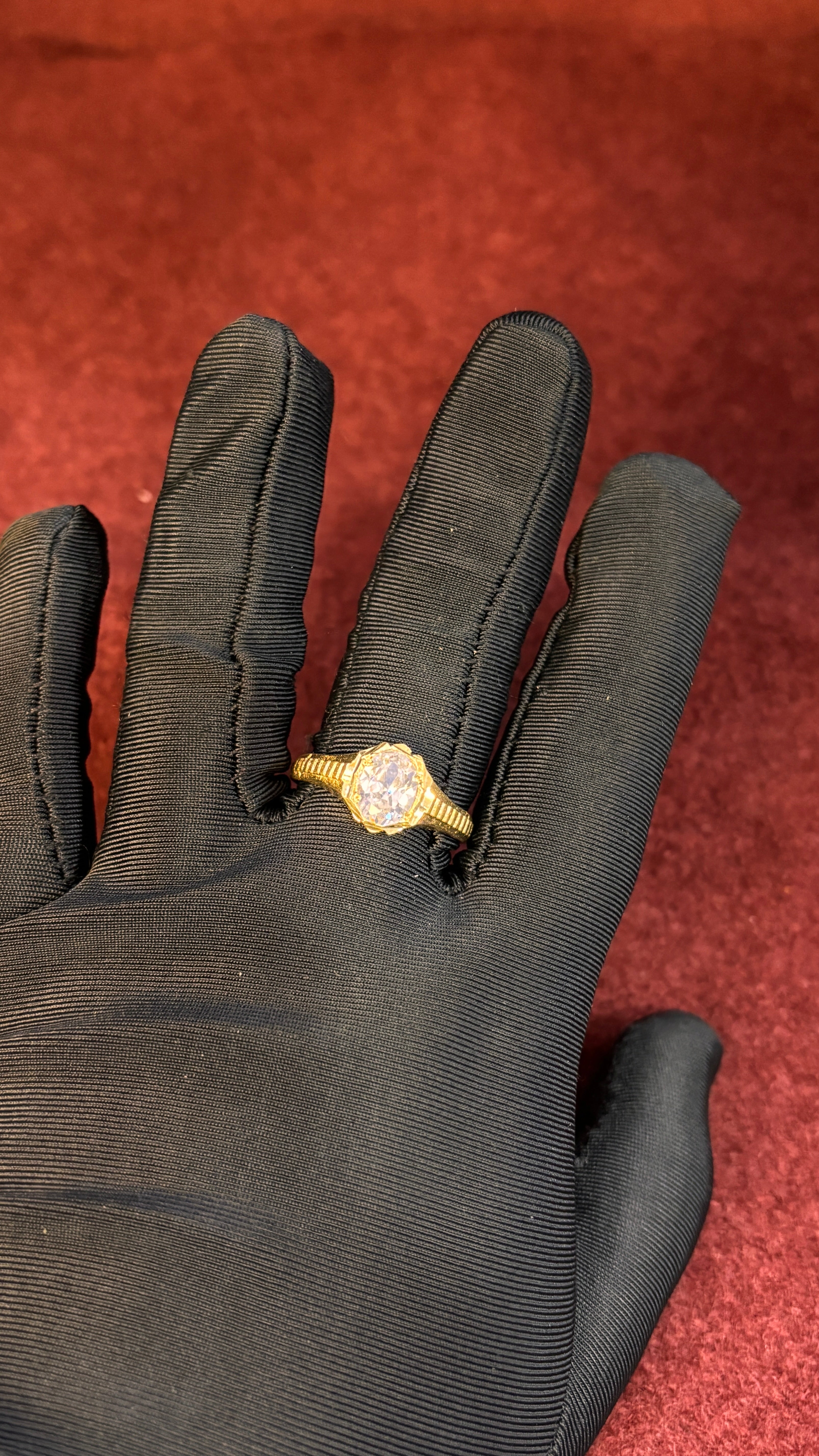 Panchaloham White Stone Mens Ring SRJPR15