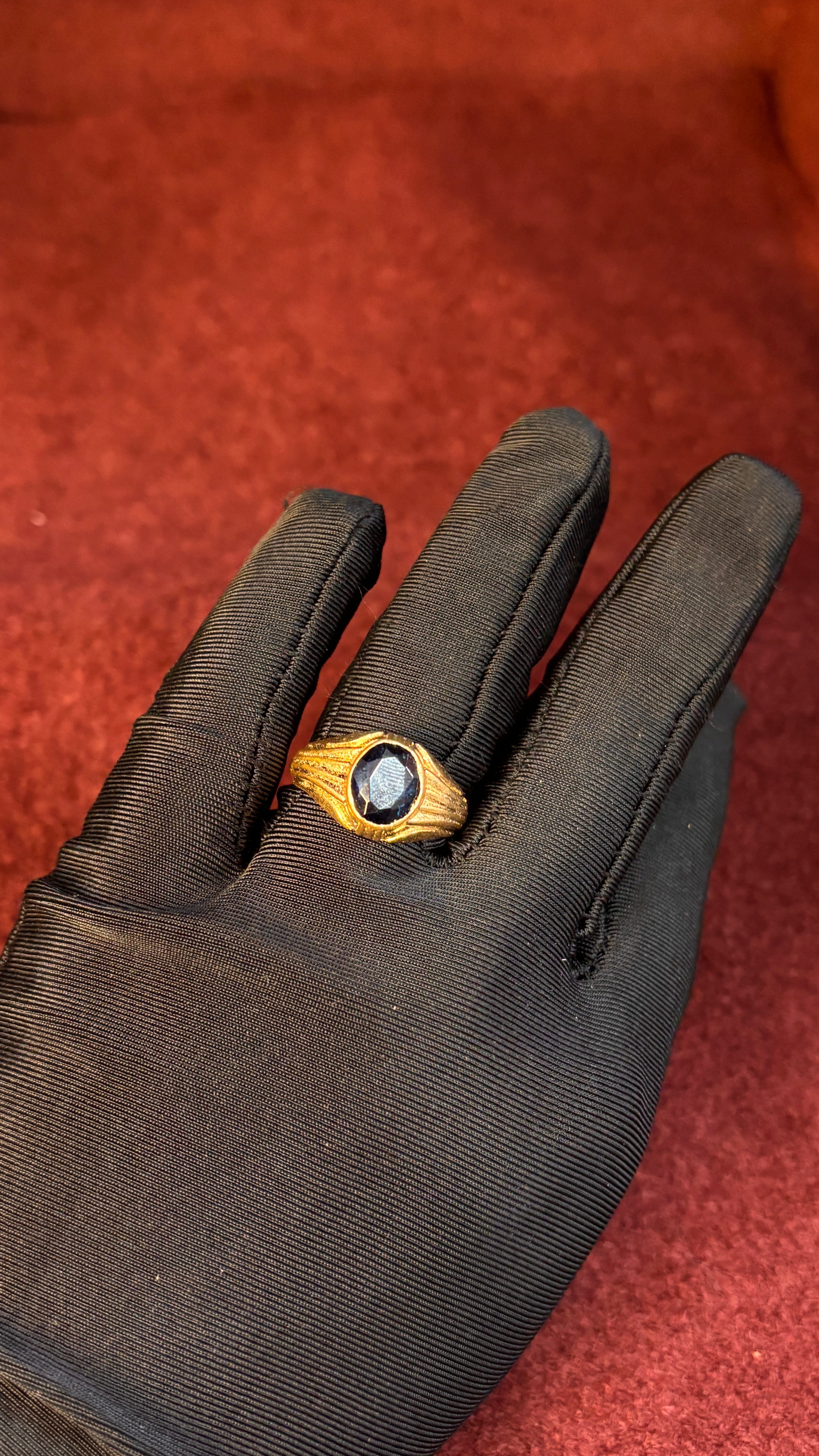 Panchaloham Blue Stone Men's Ring SRJPR14