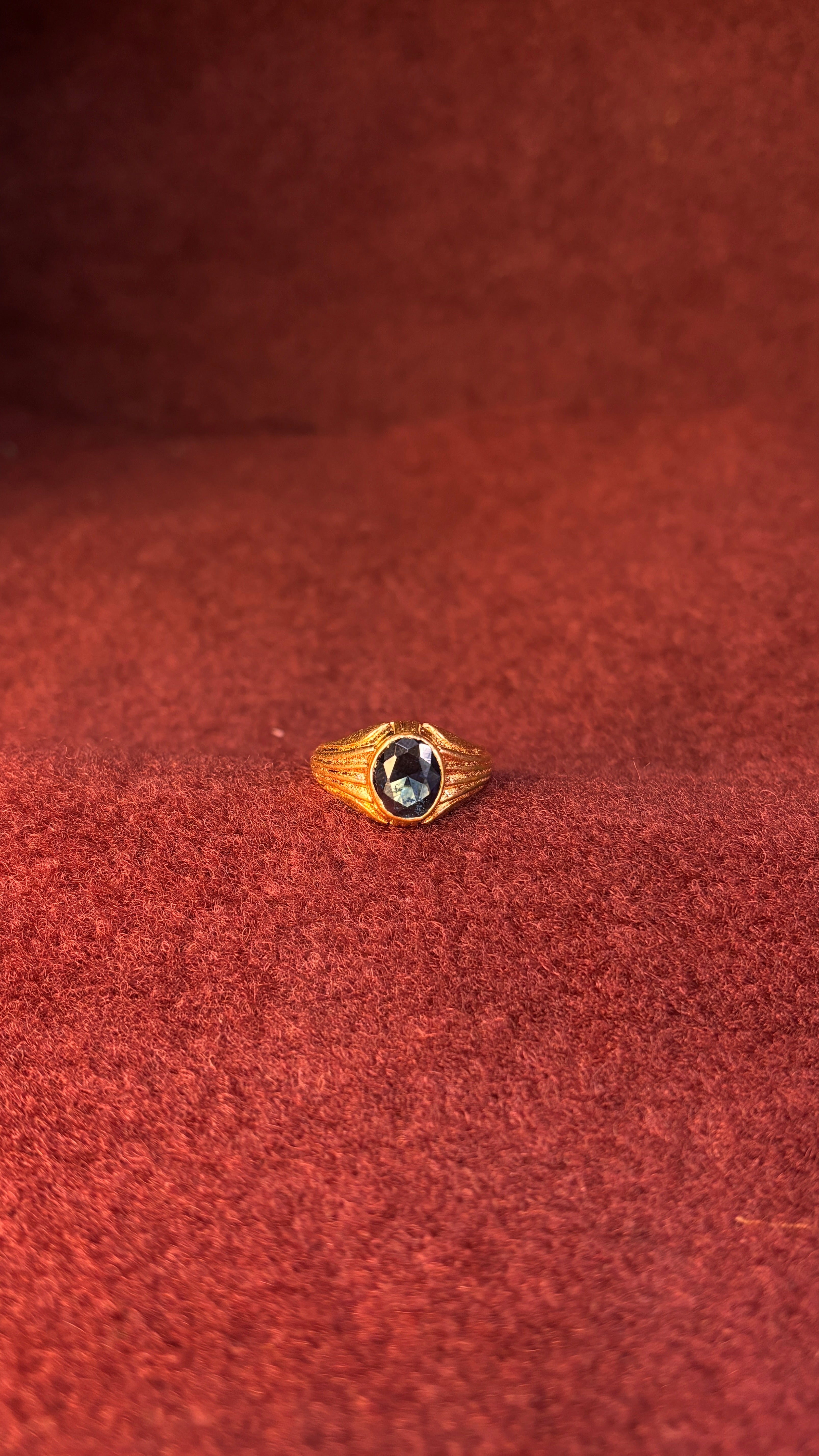 Panchaloham Blue Stone Men's Ring SRJPR14