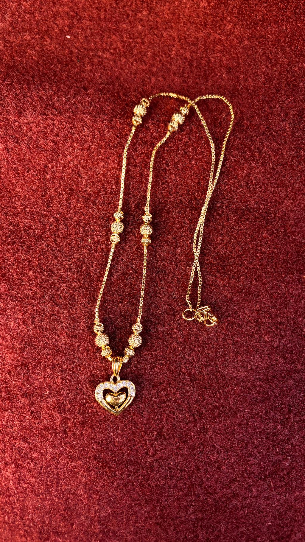 Heart Locket Ball Chain SRJSC05