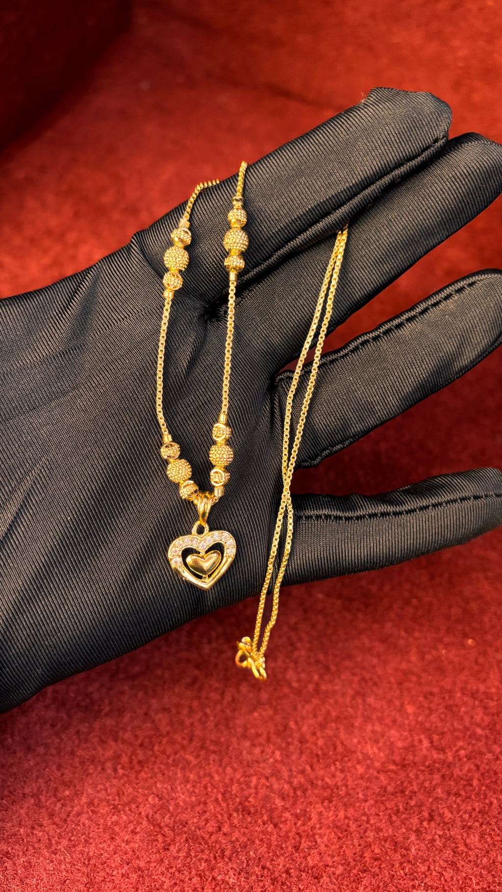 Heart Locket Ball Chain SRJSC05