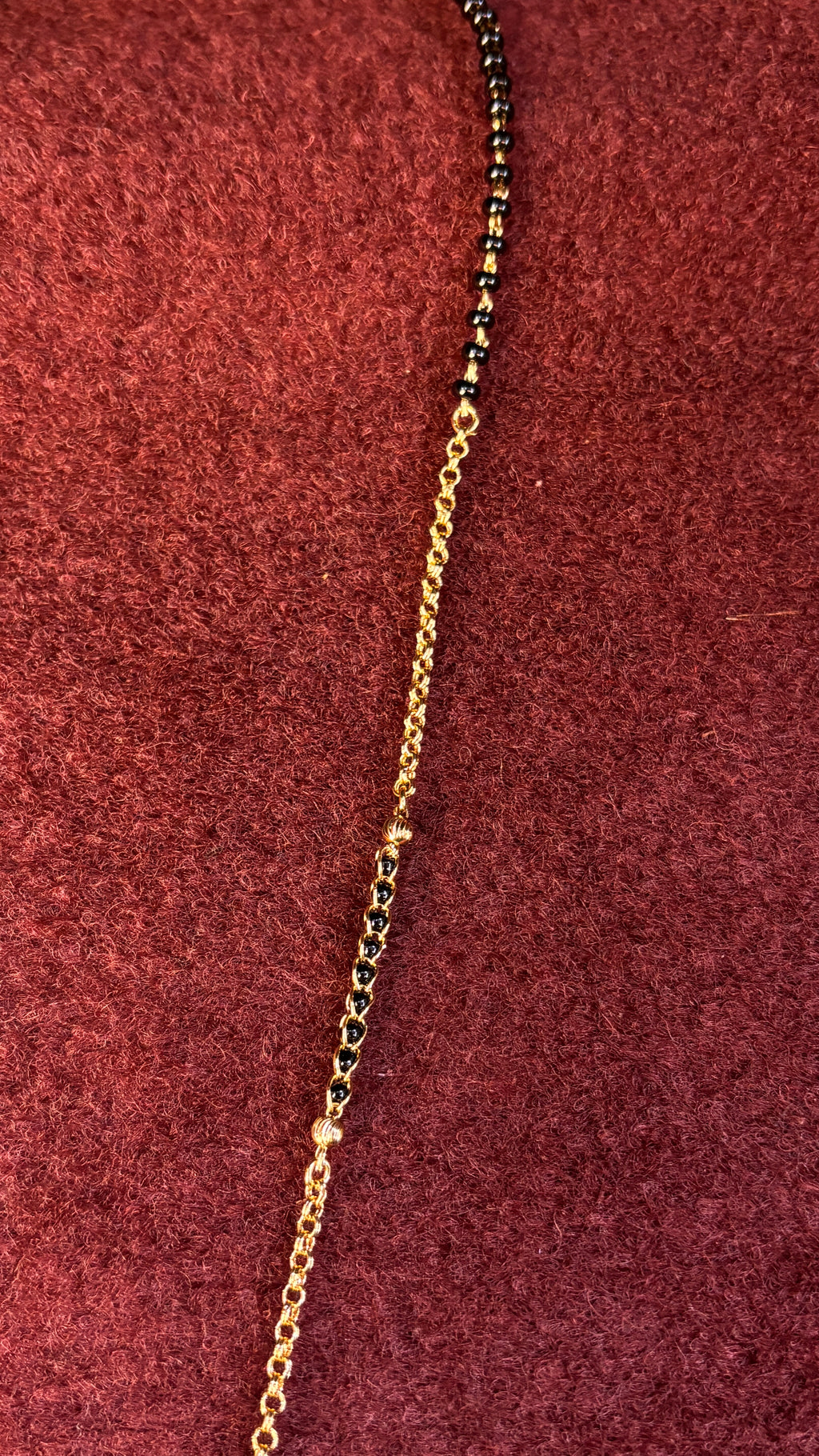 Cz Ball Chain With Chandraharam Chain SRJBB21