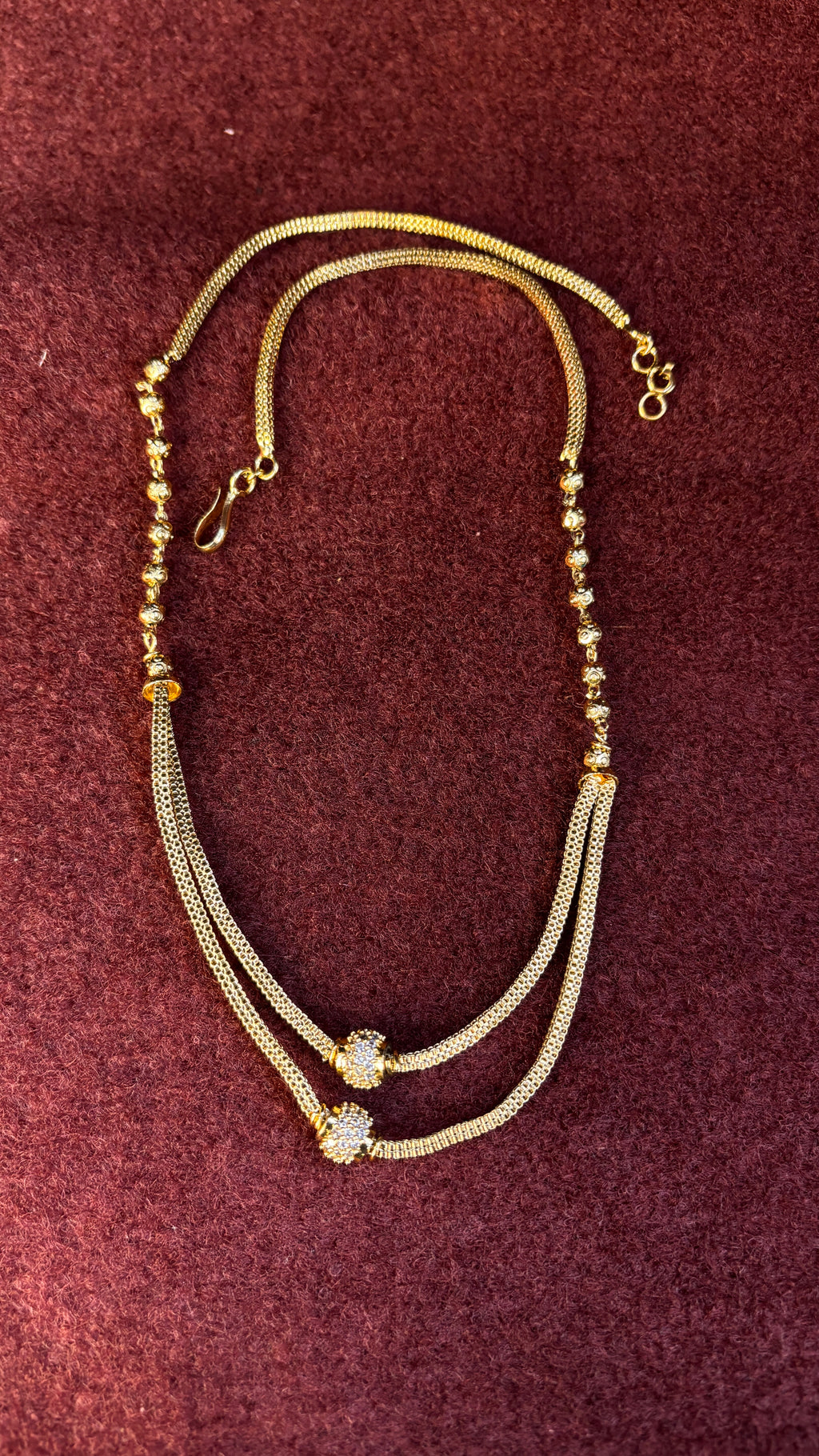 2 Line CZ Balls SRJBC07