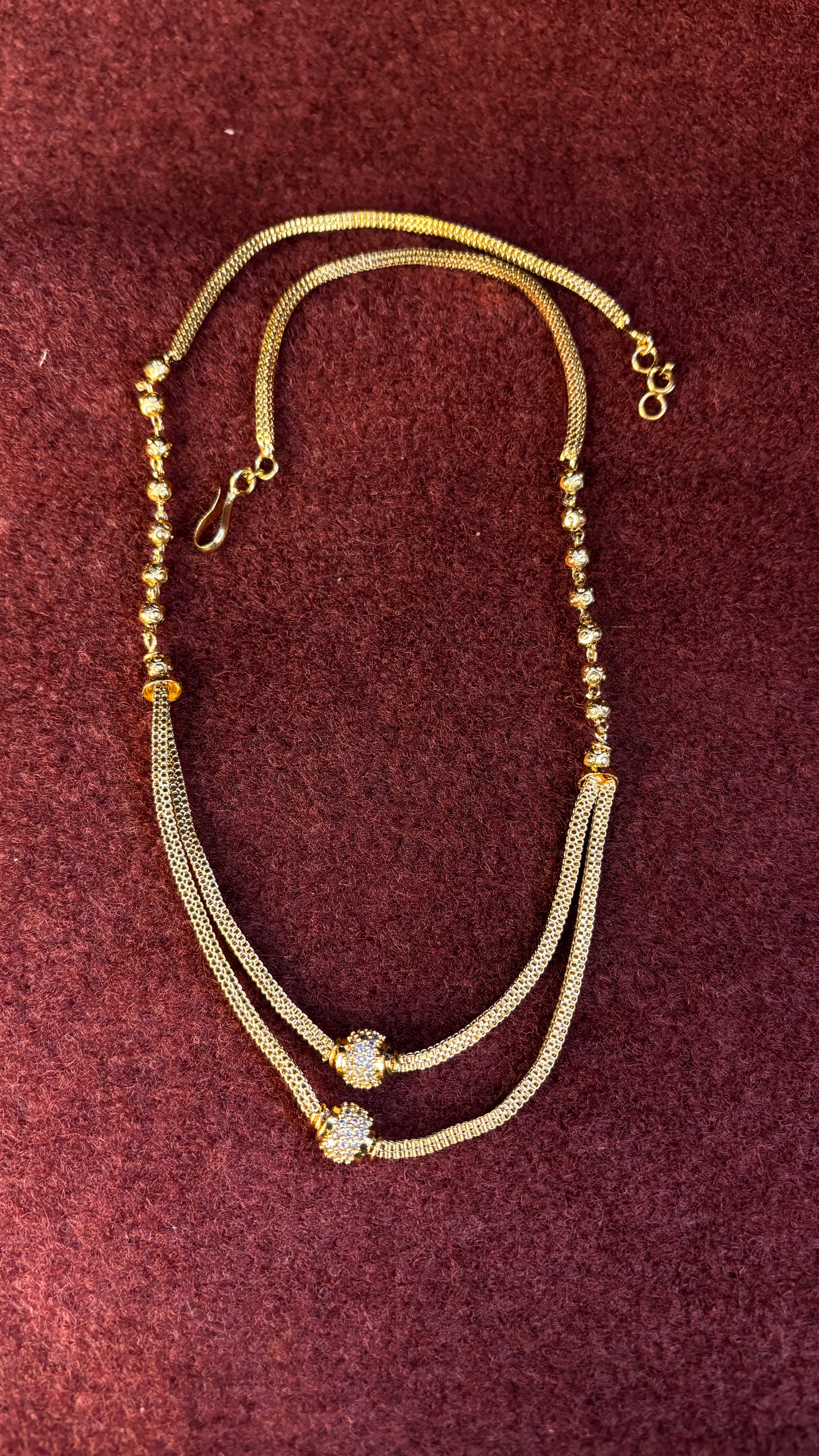 2 Line CZ Balls SRJBC07