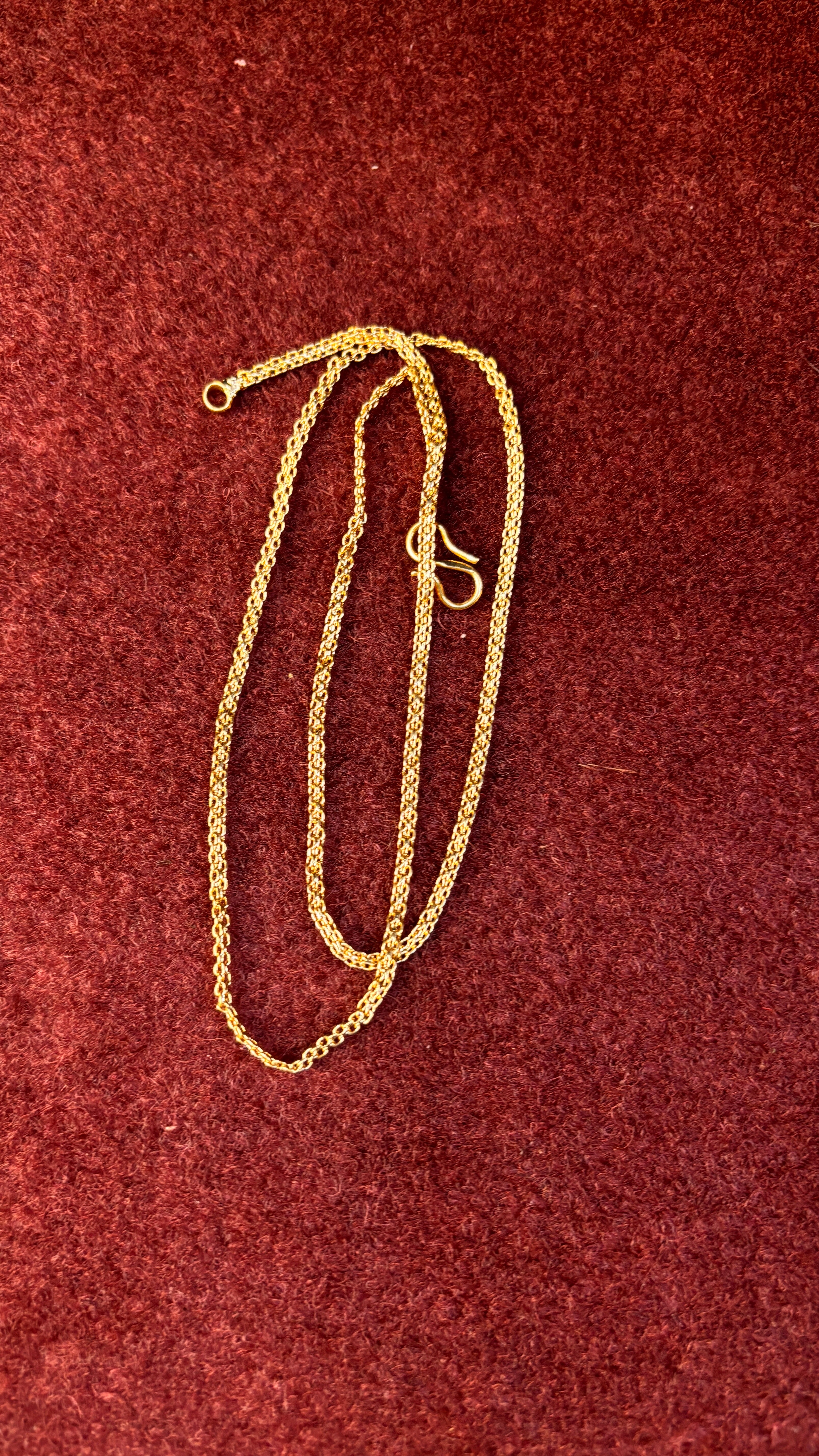 Thin Maati Design Short Chain 18 Inch SRJSC19 – srjewellery