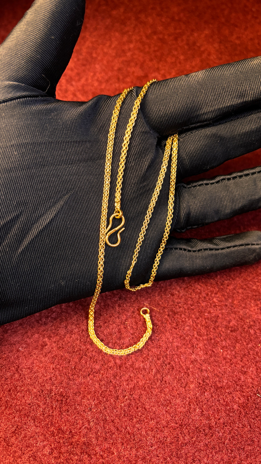 Thin Maati Design Short Chain 18 Inch SRJSC19