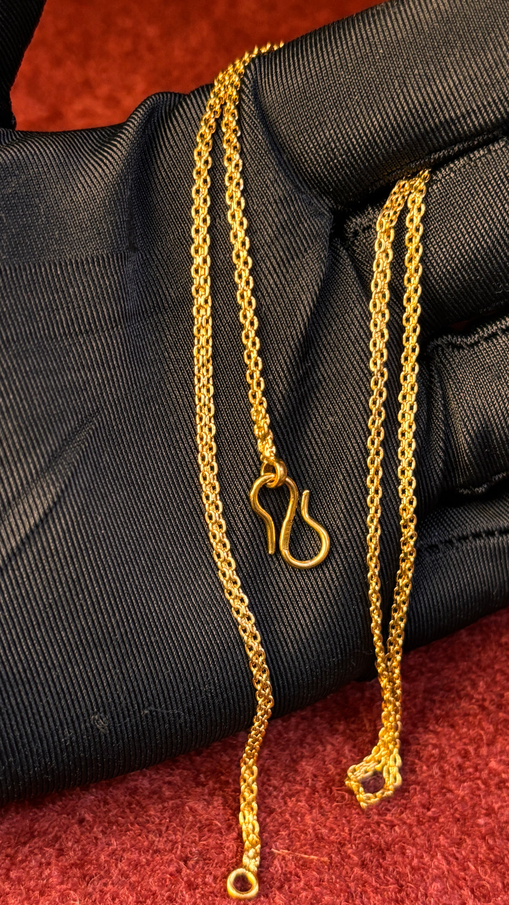 Thin Maati Design Short Chain 18 Inch SRJSC19