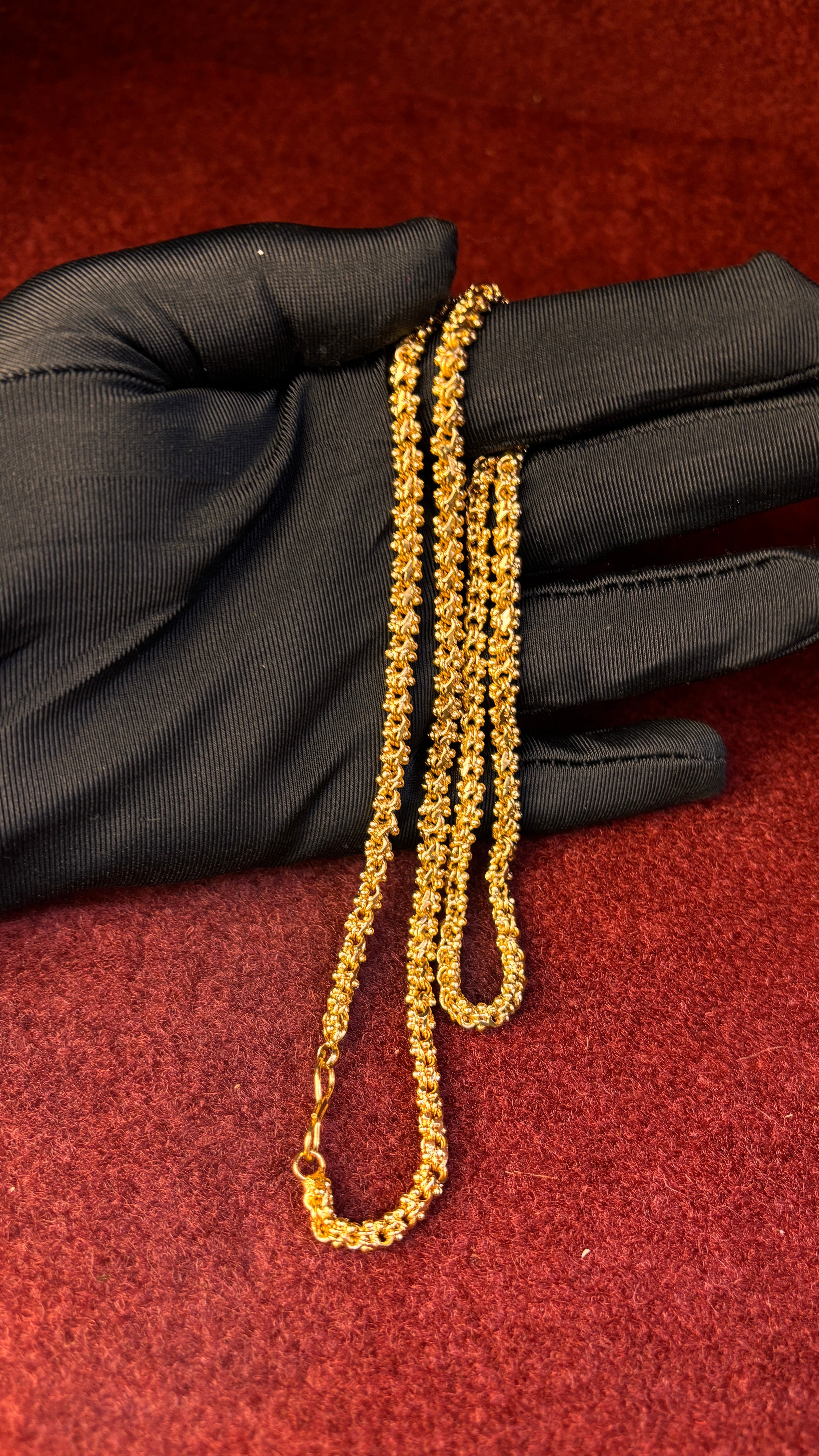 Thick BallBasha Short Chain 22 Inch SRJSC31