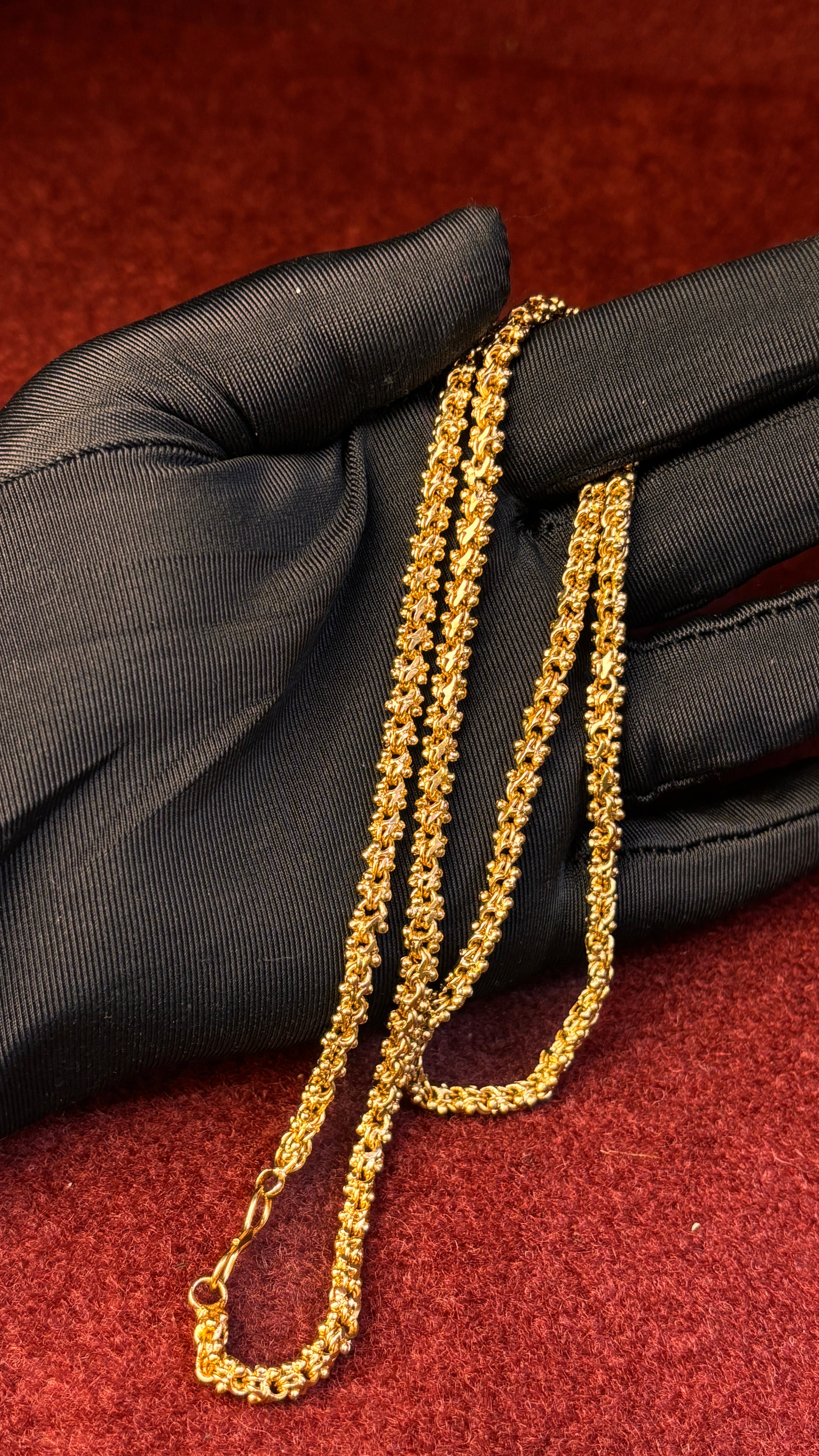 Thick BallBasha Short Chain 22 Inch SRJSC31