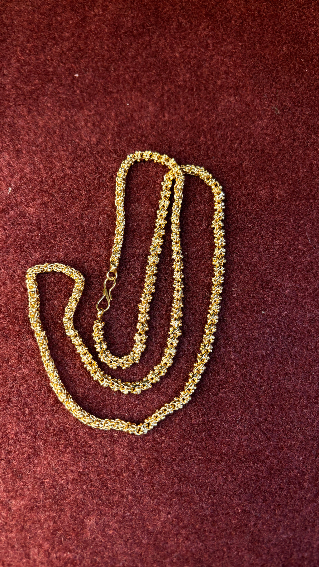 Thin Ballbasha Short Chain 22 Inch SRJSC36