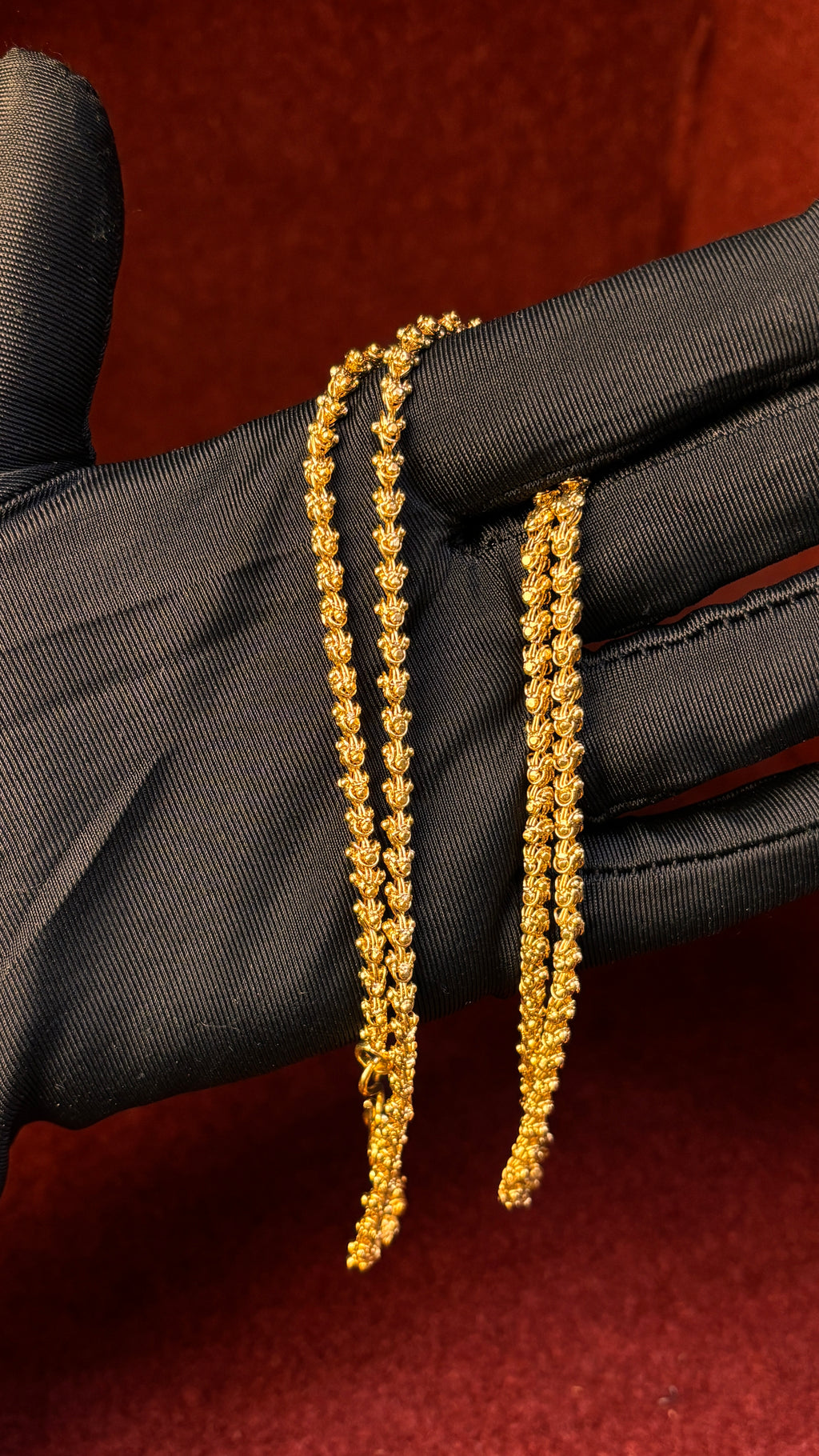 Thin Chandramukhi 22 Inch Short Chain SRJSC26