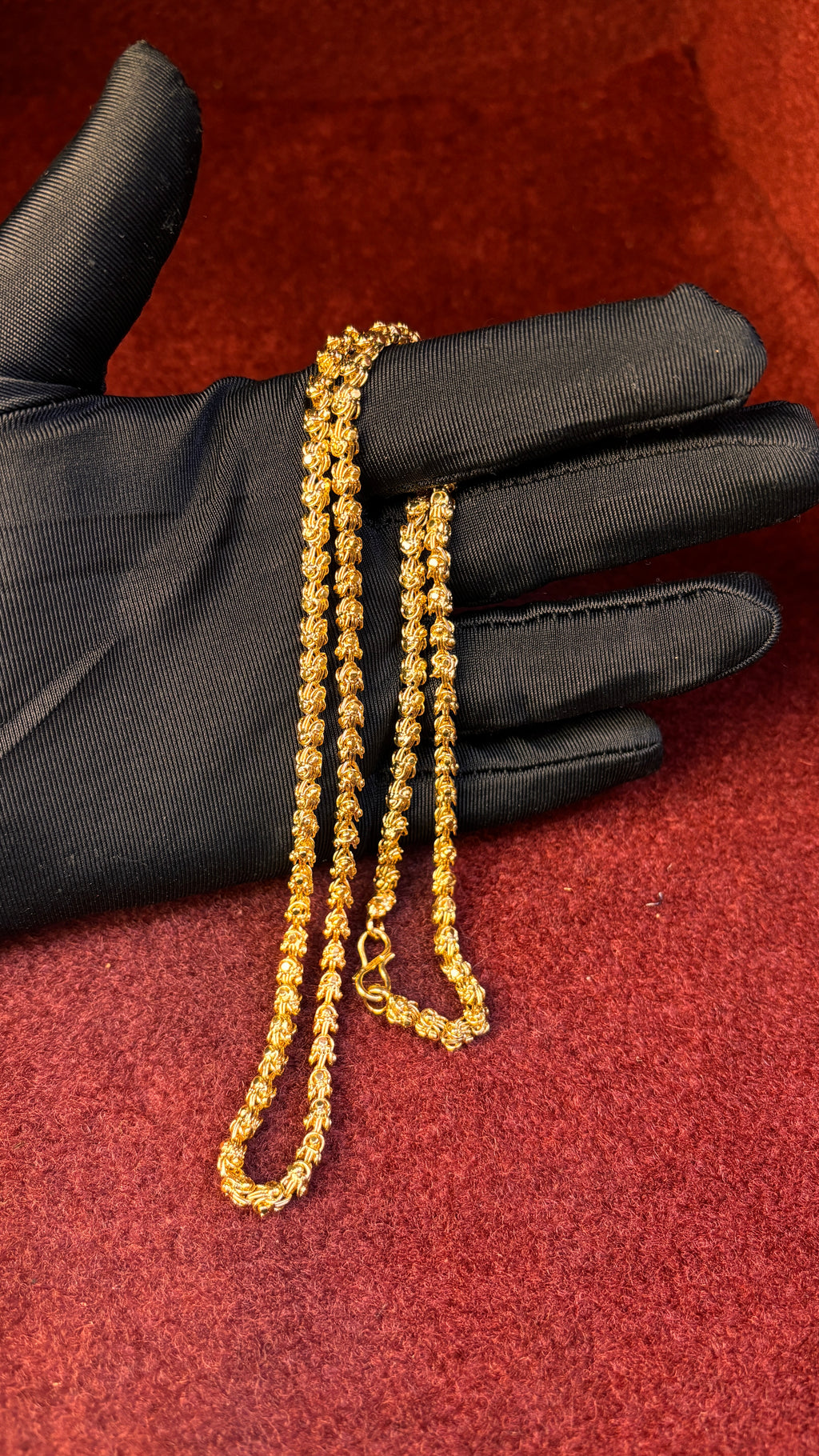 Thin Chandramukhi 22 Inch Short Chain SRJSC26