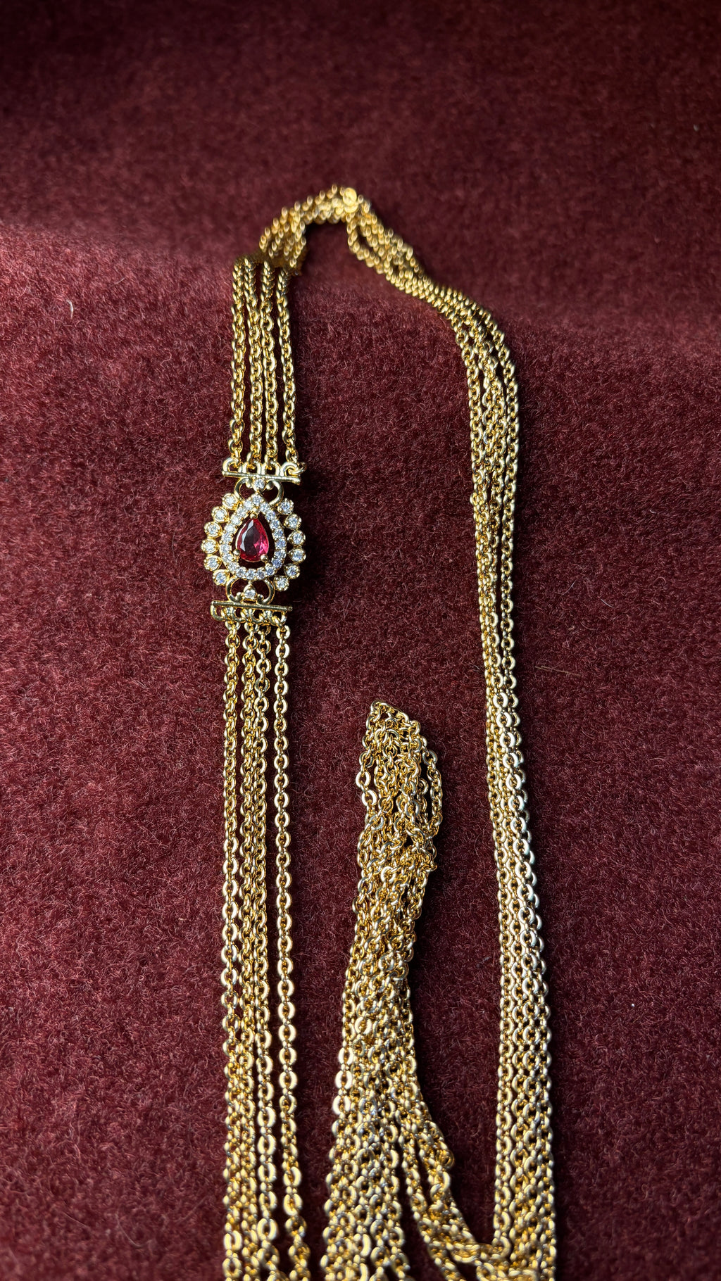 Pink Bindhi 4 Line Chandraharam SRJCH11