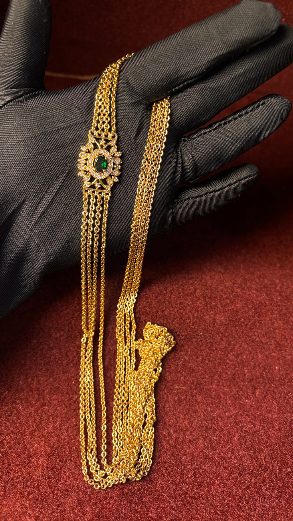 4 Line Green Design Chandraharam SRJCH13