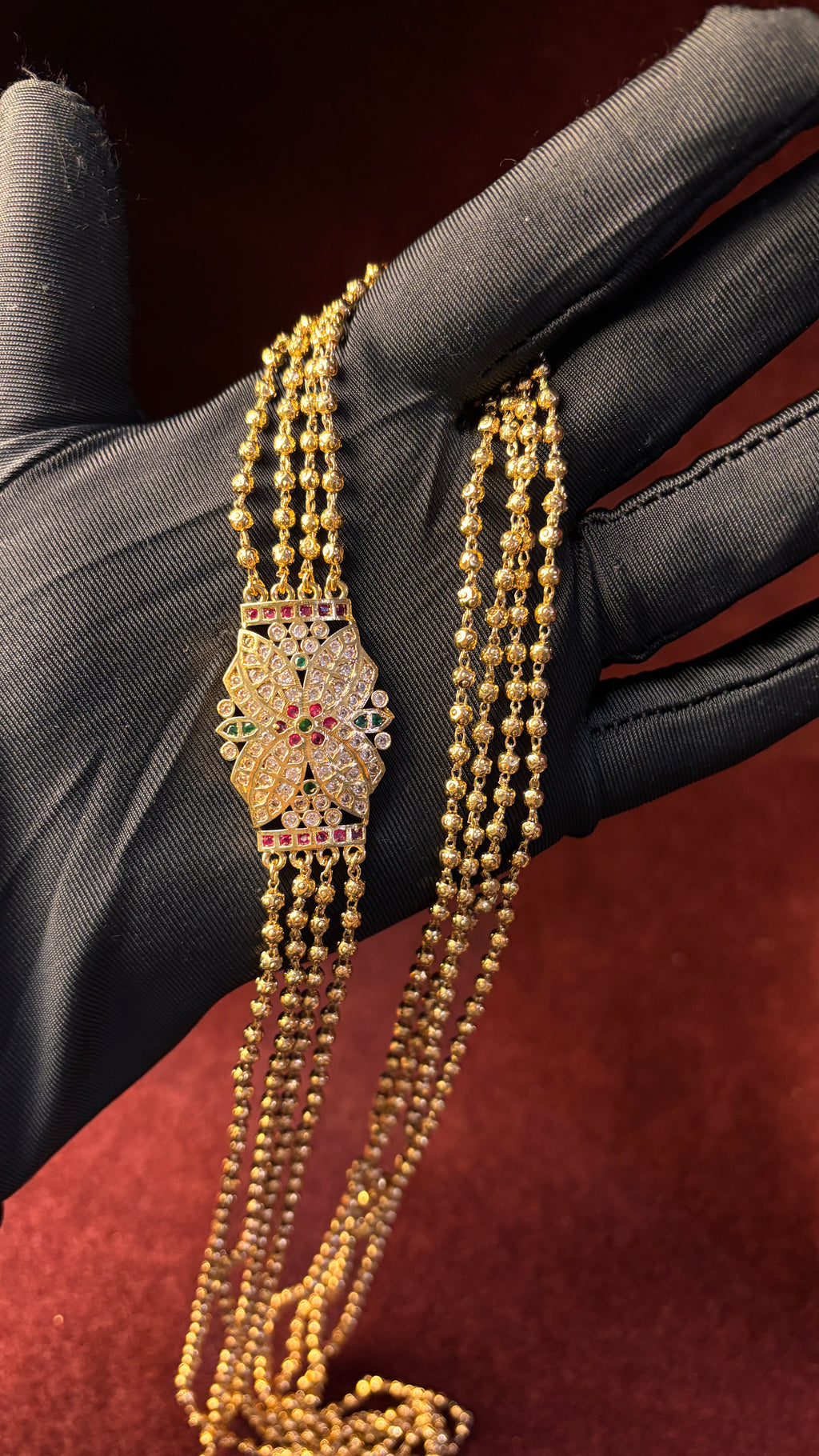 4 line Locket Miryala Golusu SRJMG04