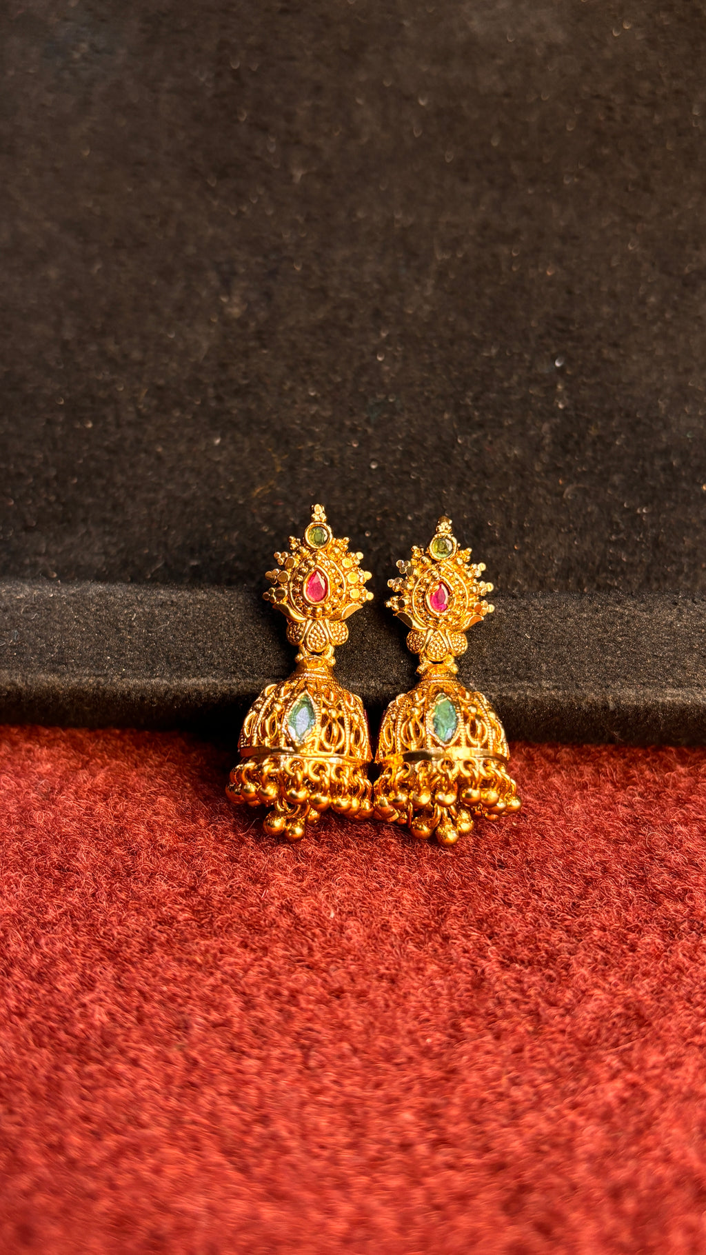 Gold Replica Jhumka SRJER71