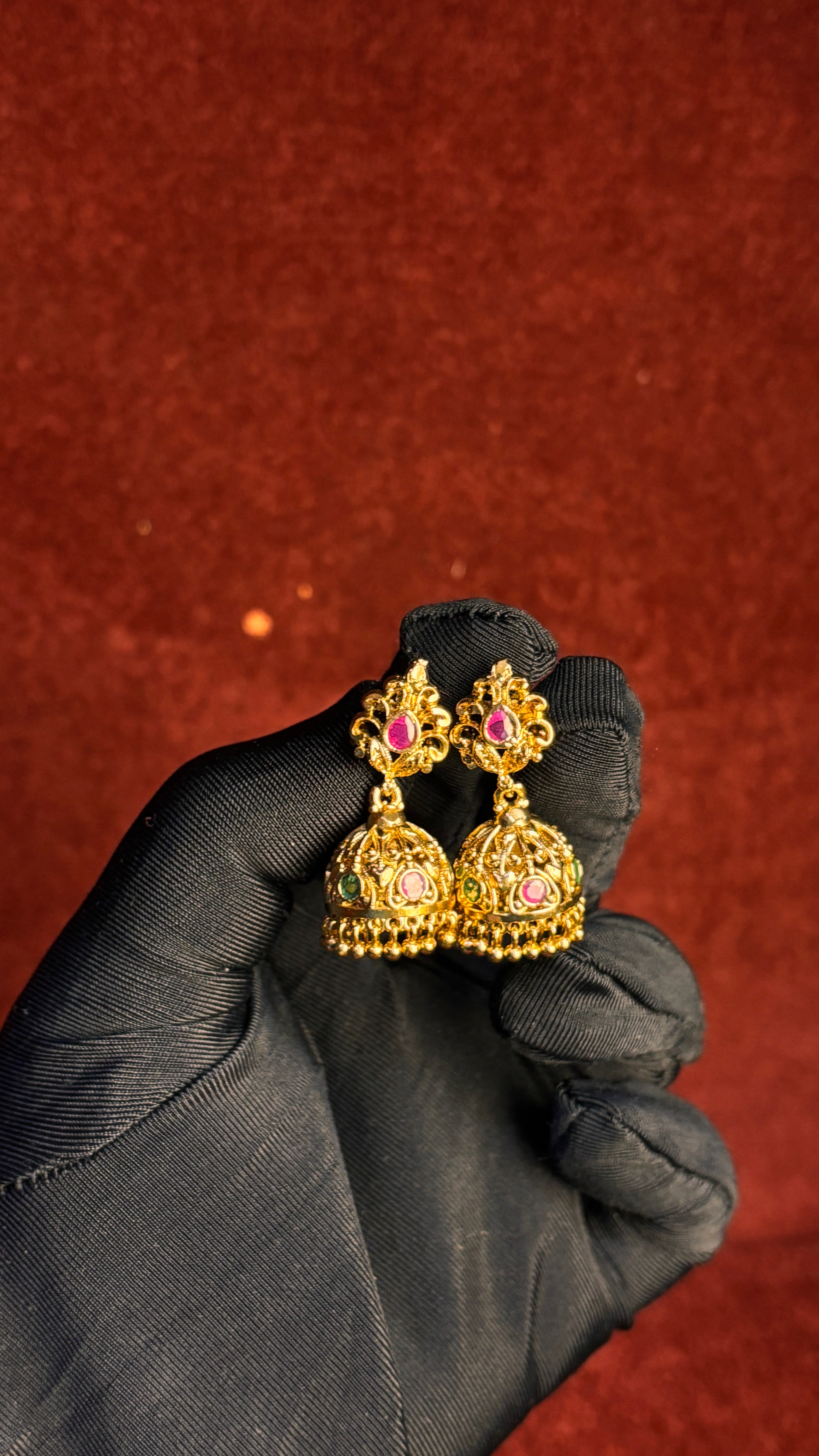 Medium Gold Replica Jhumka SRJER72