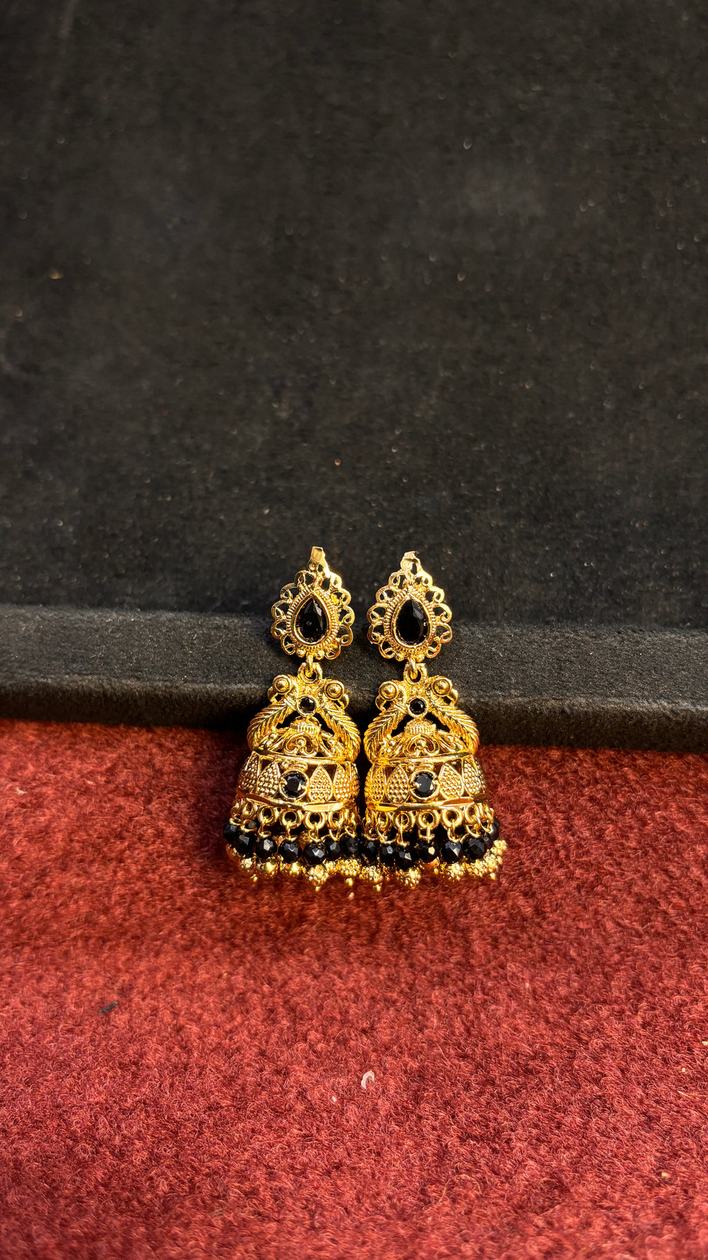 Black Jhumka SRJER75