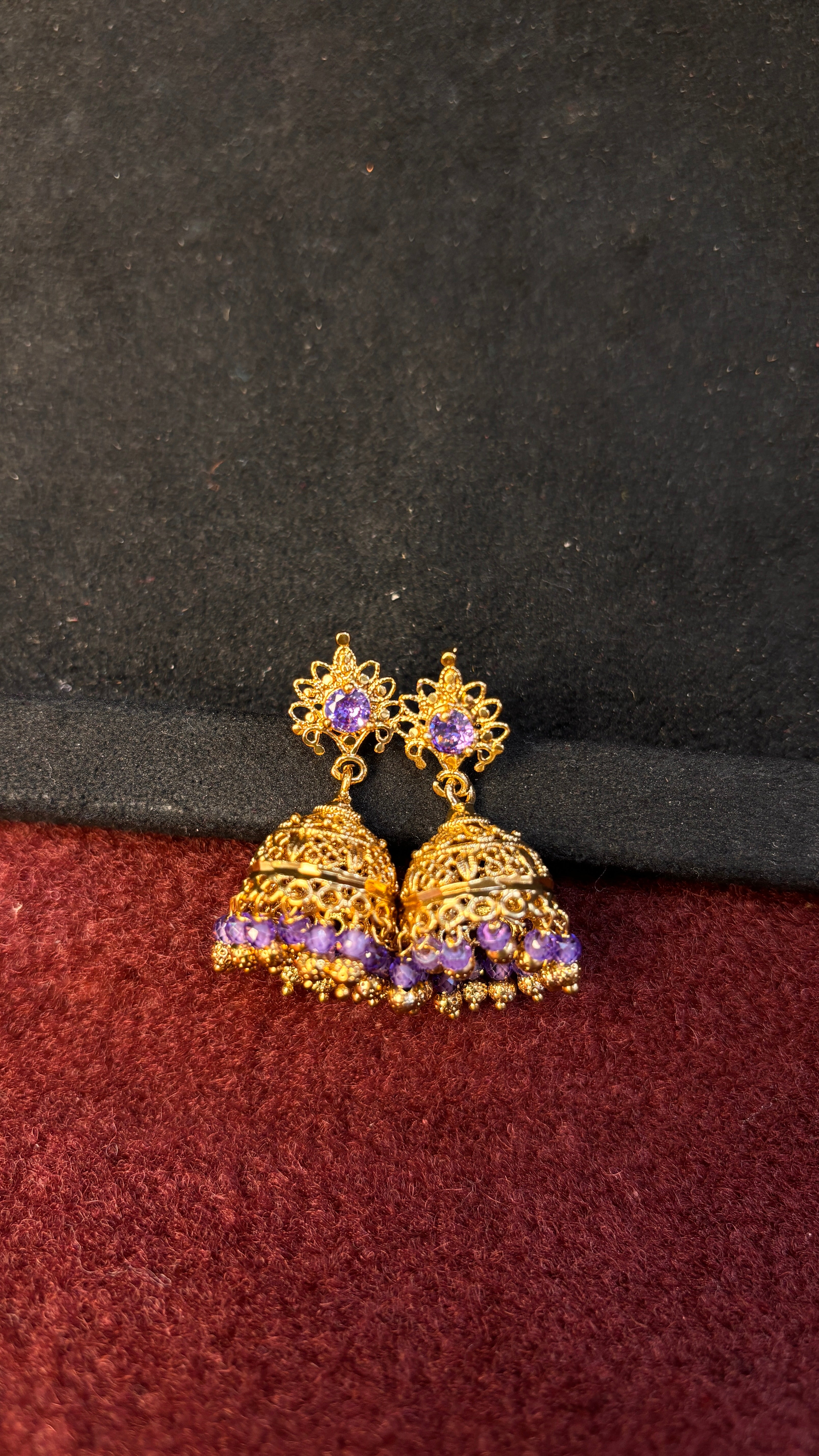 Lavender Jhumka 2 SRJER399