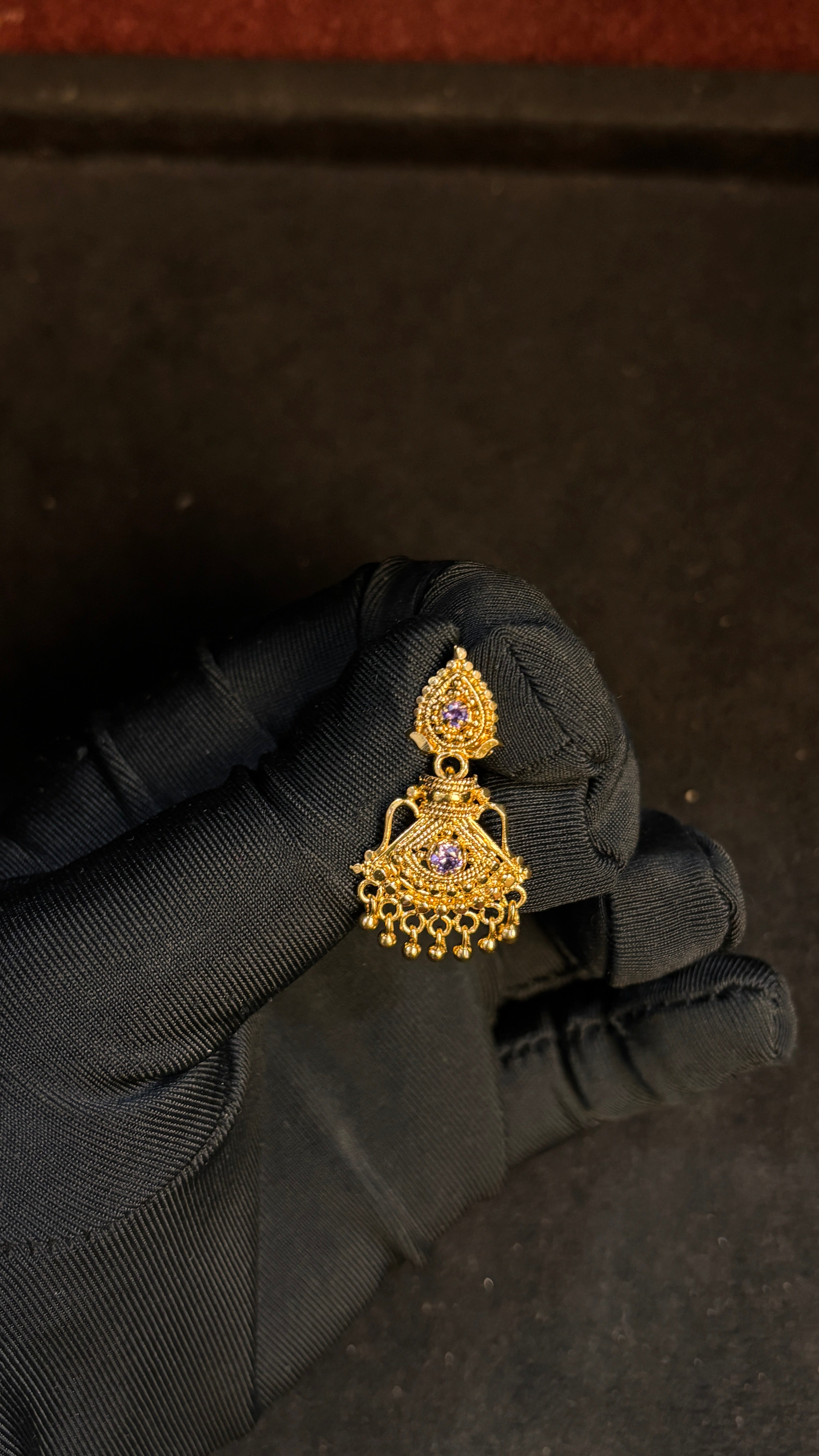 Lavender Gold Replica Earrings SRJER88