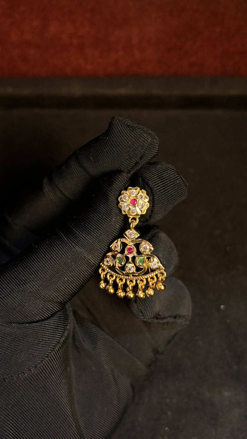 Gold Replica Jhumka SRJER94