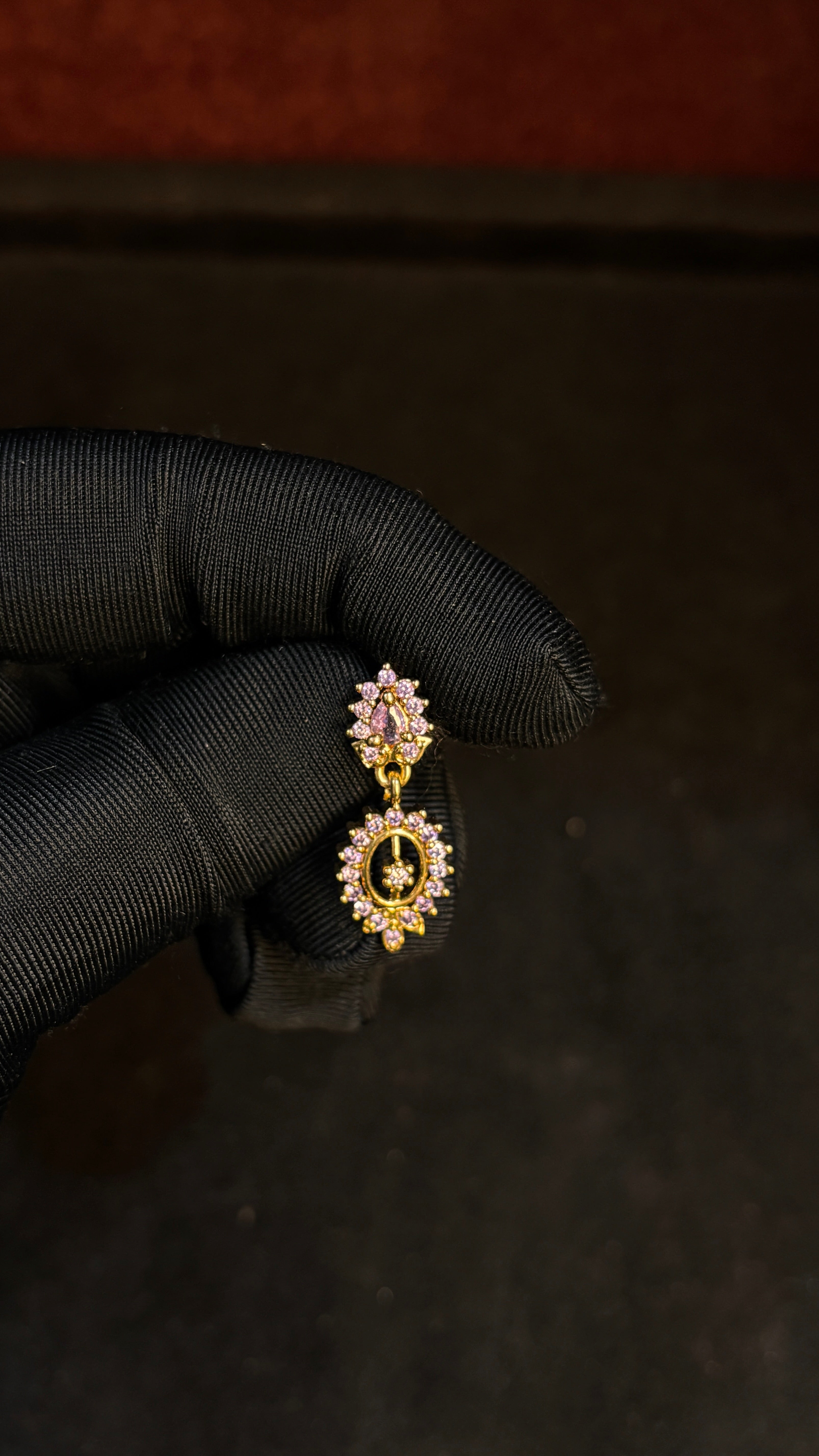 Mini Lavender Chandhbali SRJER96