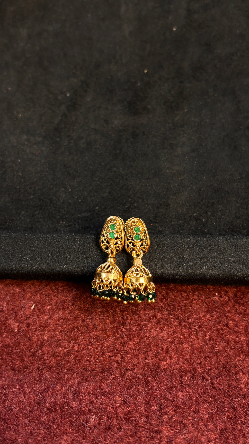 Green Jhumka SRJER97