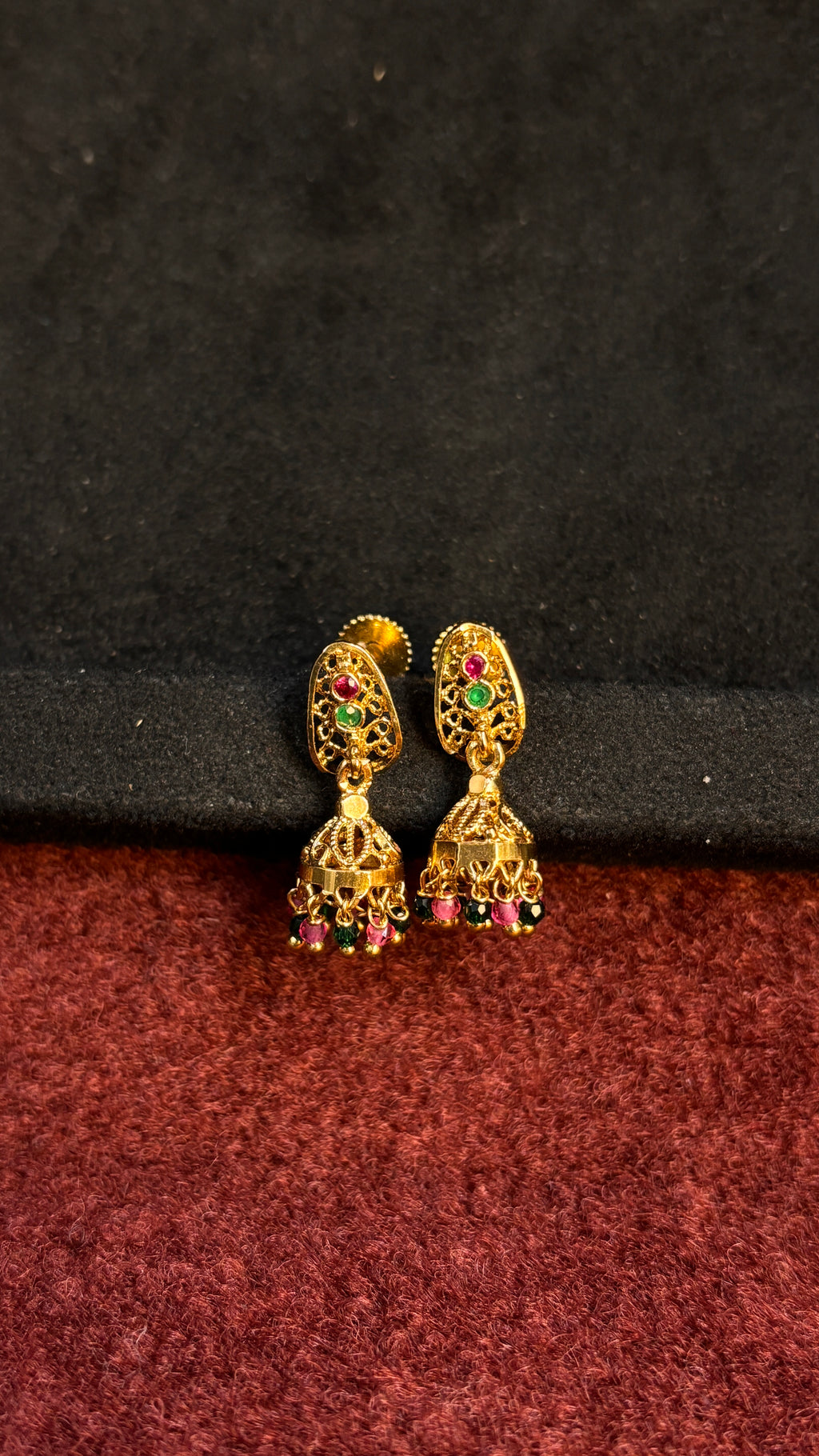 Multi Stone Jhumka SRJER98