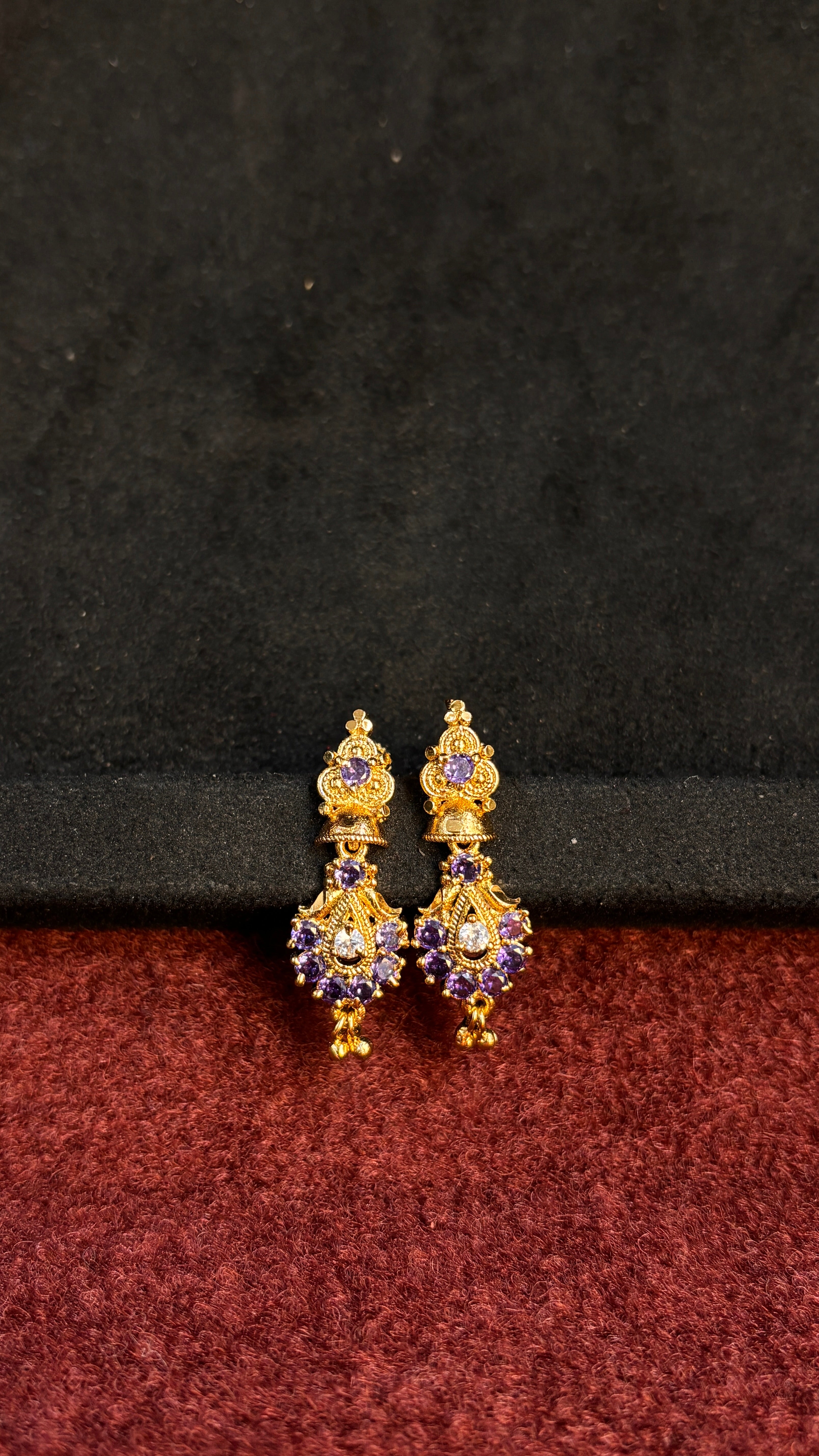 Lavender Daily Wear Earrings SRJER103